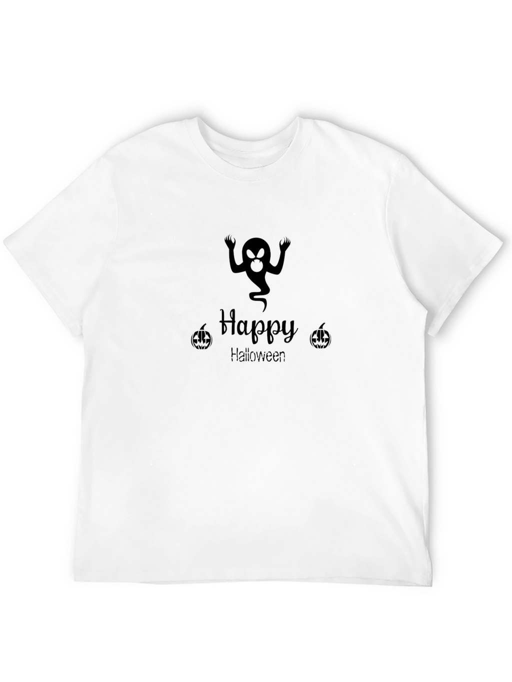 Happy Halloween Ghost Graphic T-Shirt
