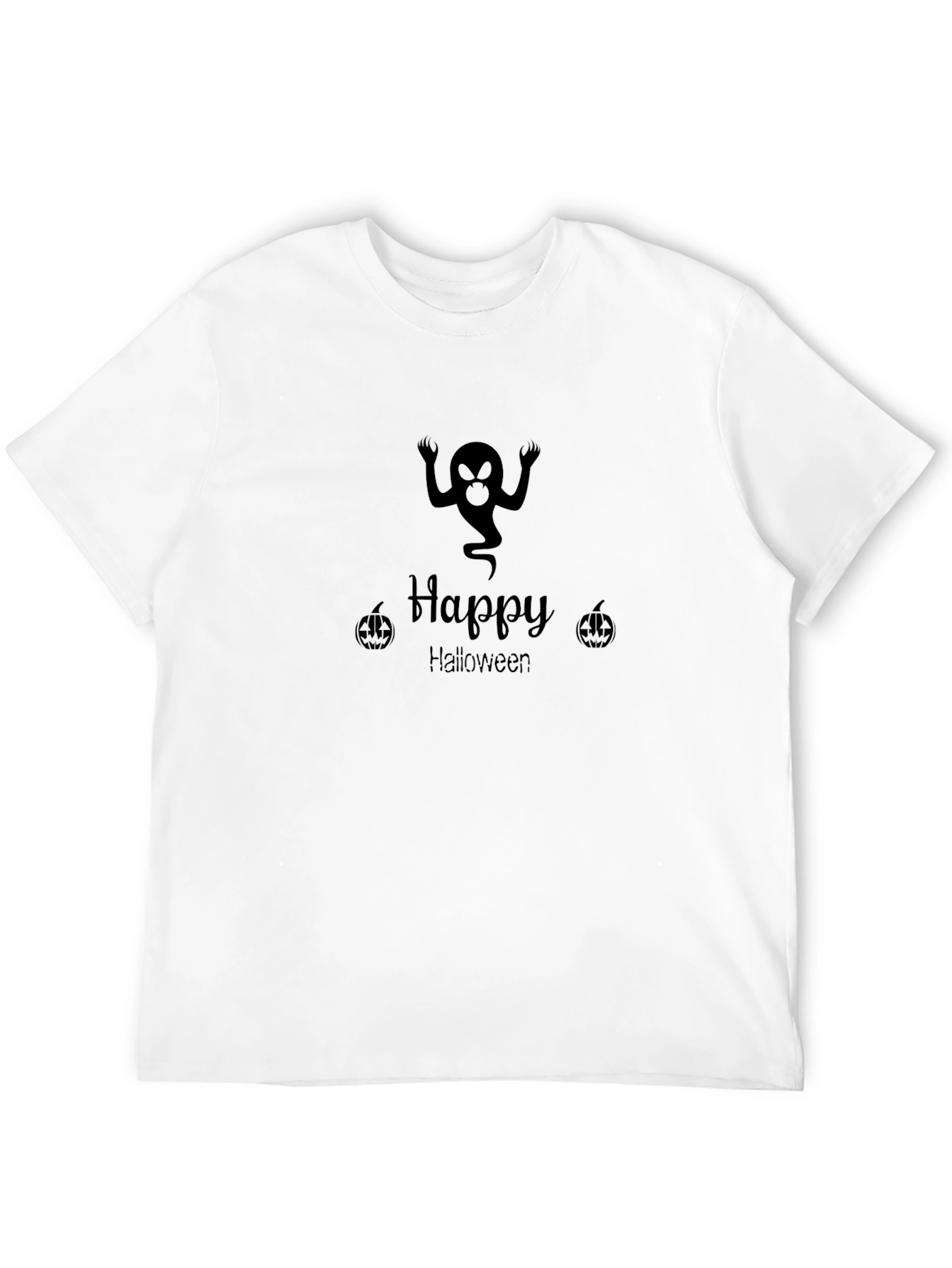 Happy Halloween Ghost Graphic T-Shirt
