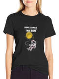 Here Comes the Sun Astronaut T-Shirt