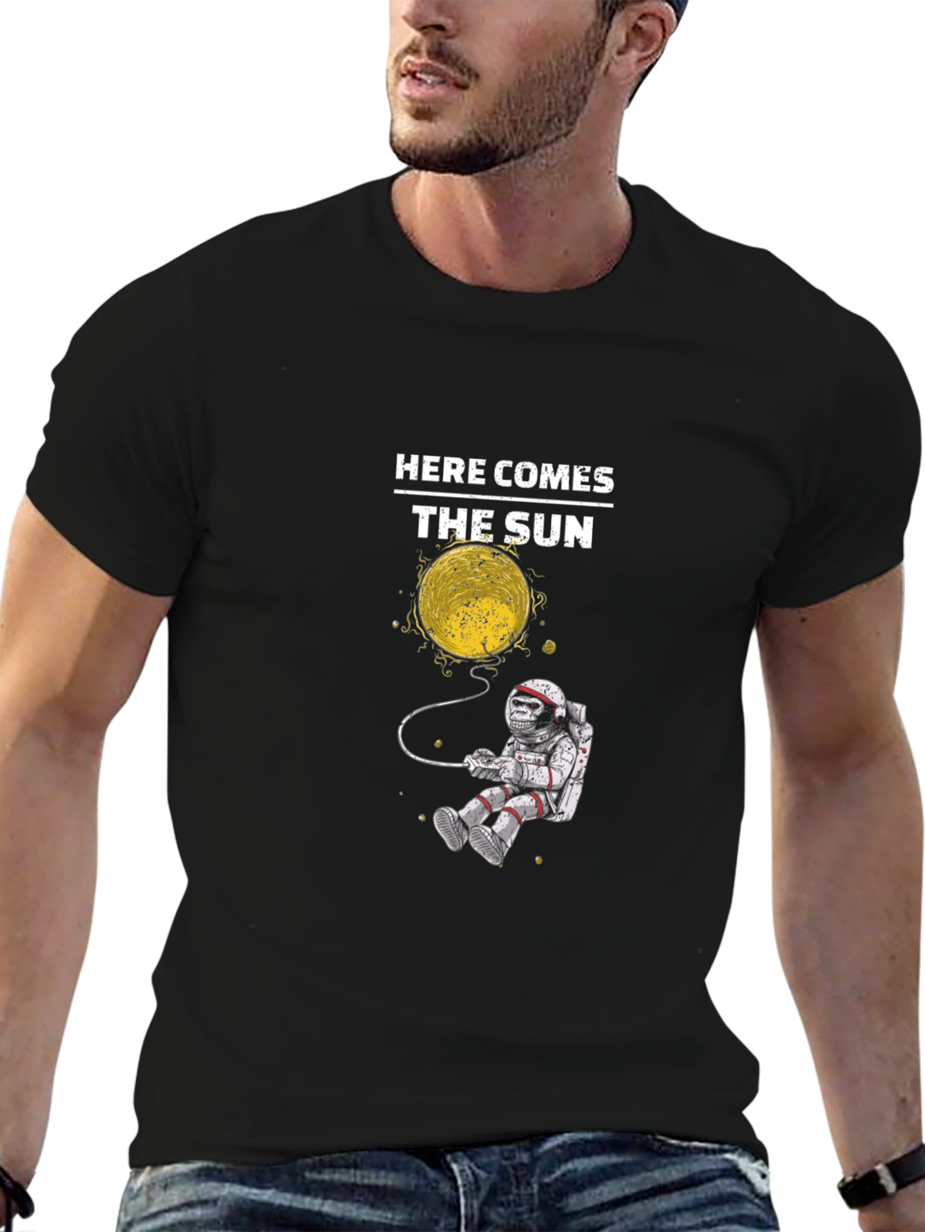 Here Comes the Sun Astronaut T-Shirt