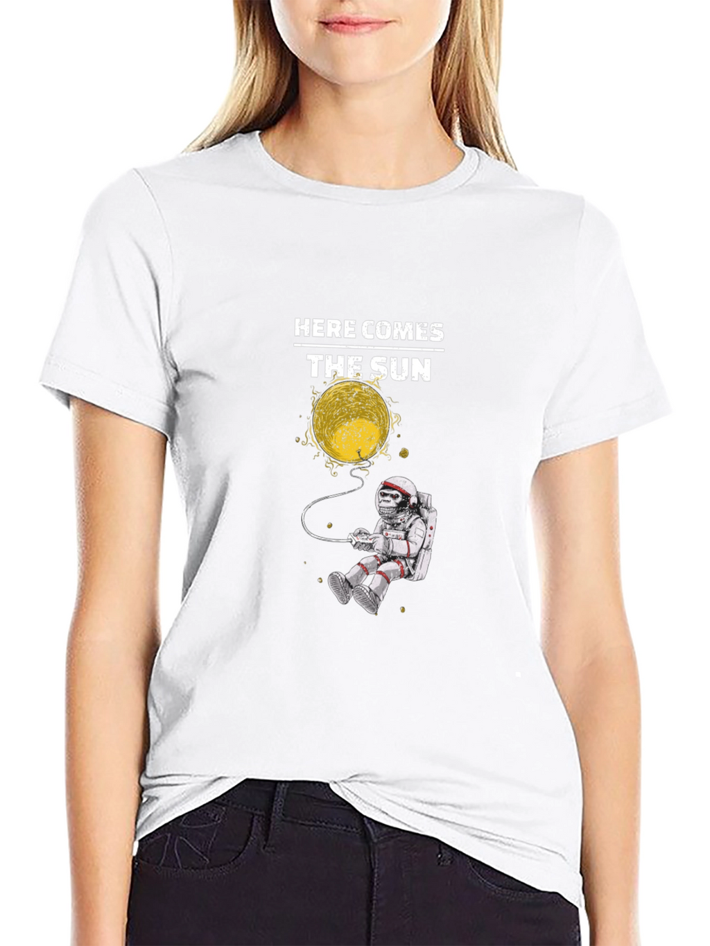 Here Comes the Sun Astronaut T-Shirt