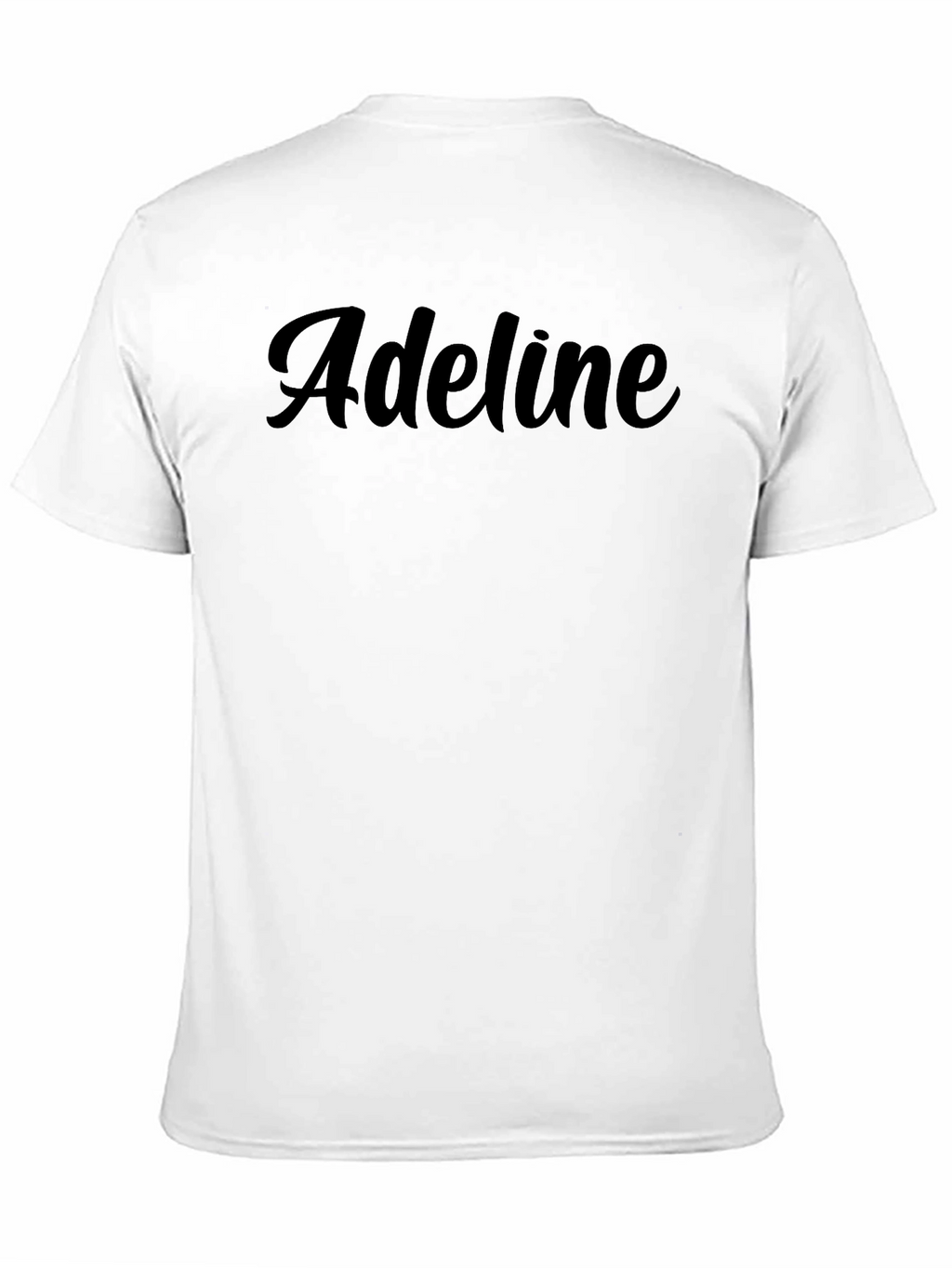 Adeline Black T-Shirt - Stylish Name Tee