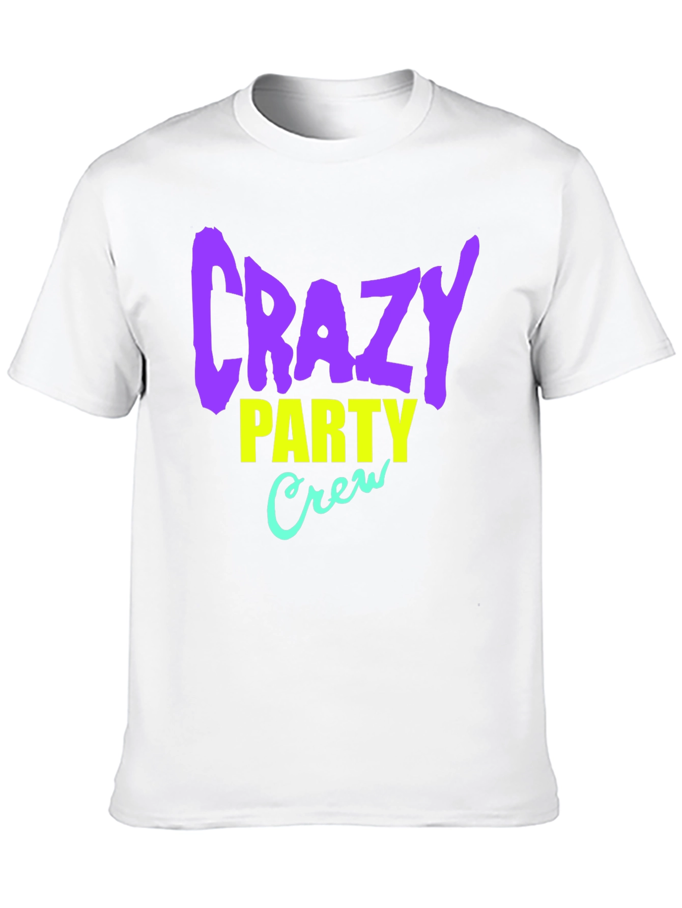 Crazy Party Crew Graphic T-Shirt