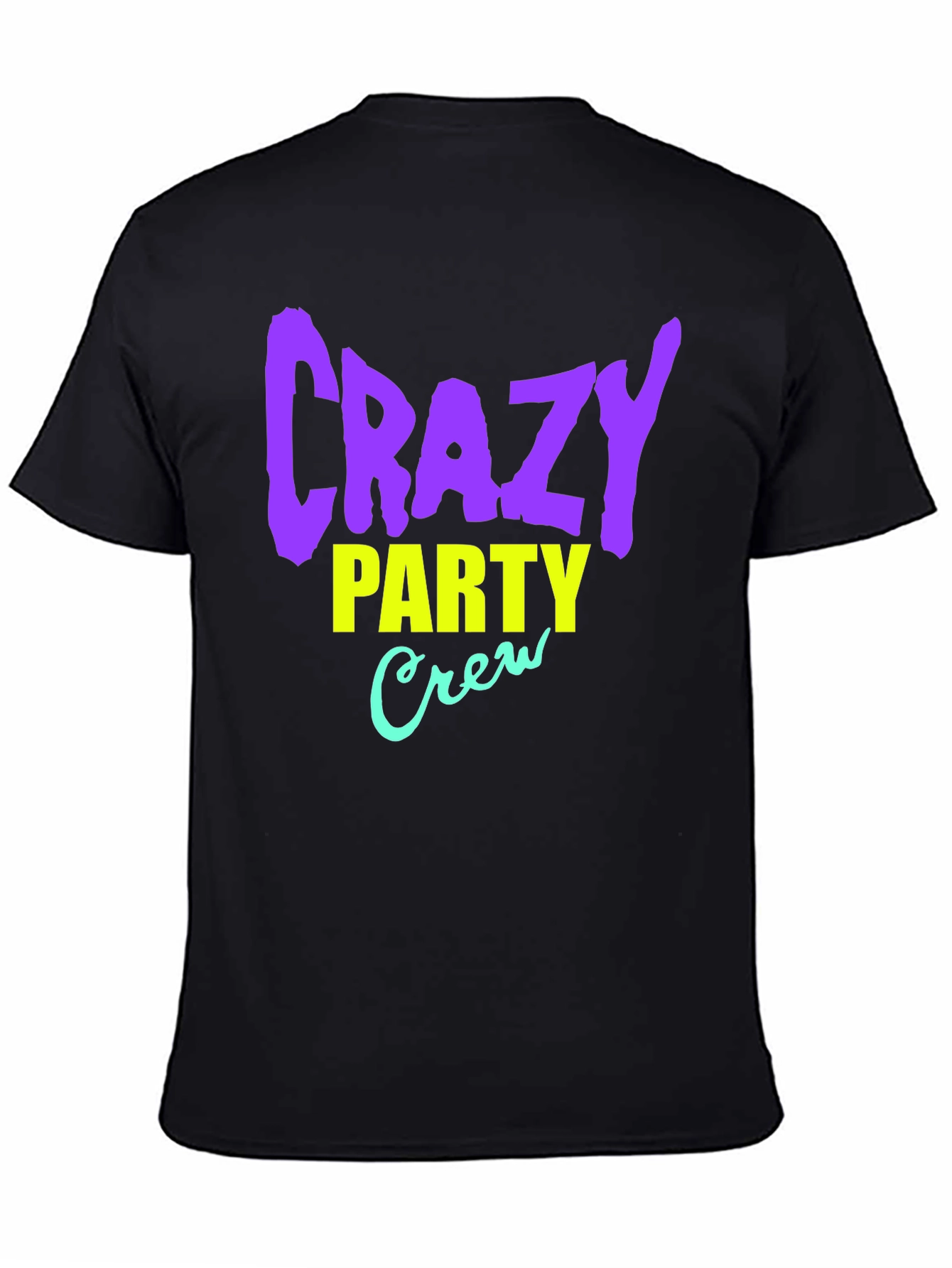 Crazy Party Crew Graphic T-Shirt