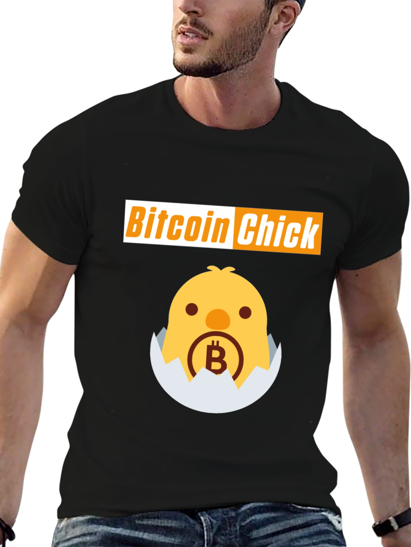 Bitcoin Chick T-Shirt - Crypto Humor