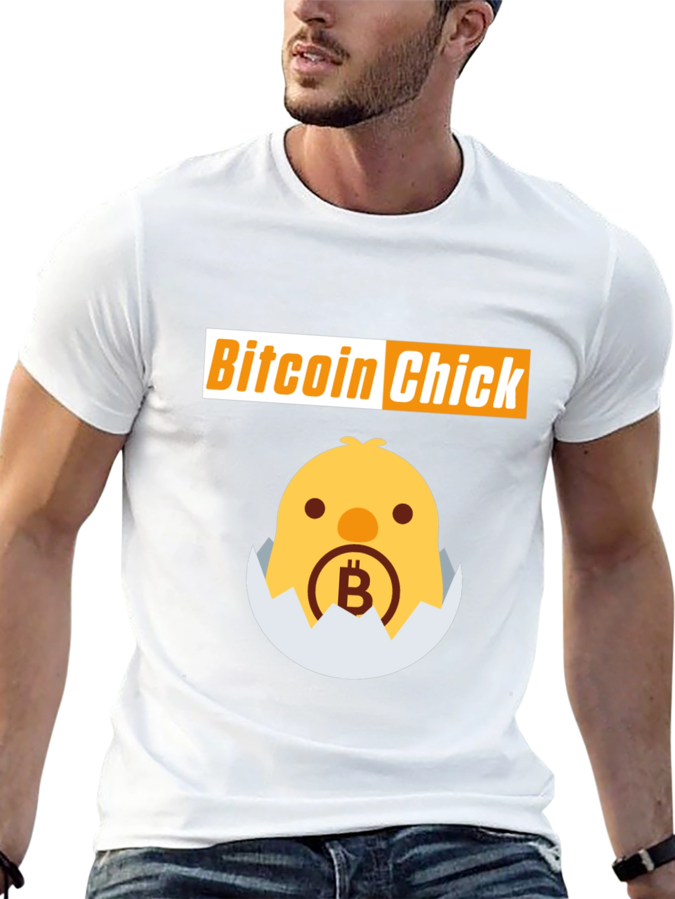 Bitcoin Chick T-Shirt - Crypto Humor
