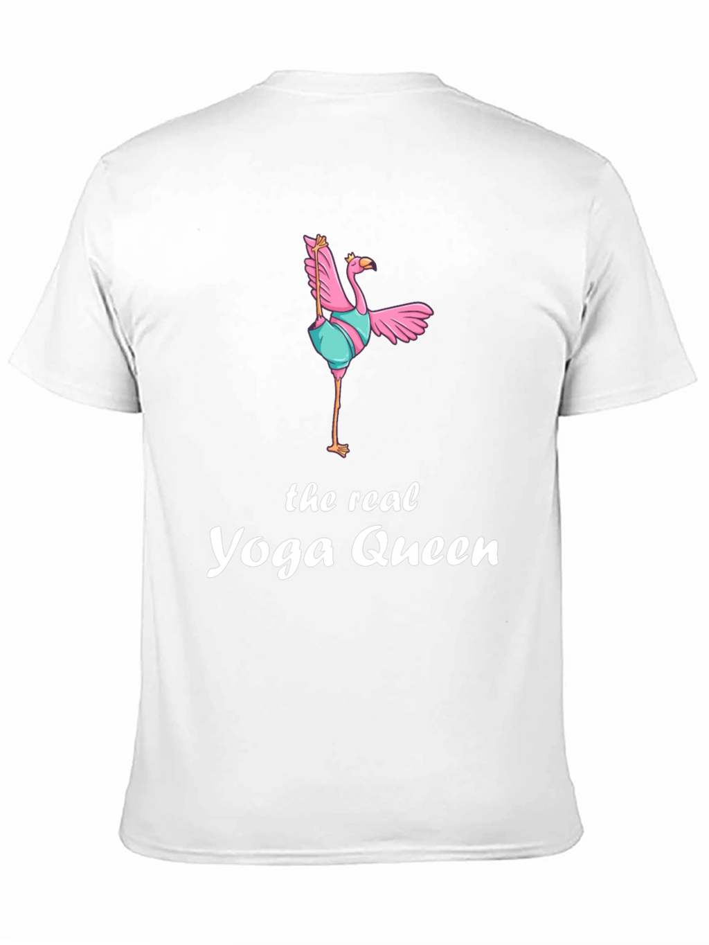 Yoga Queen Flamingo Graphic T-Shirt