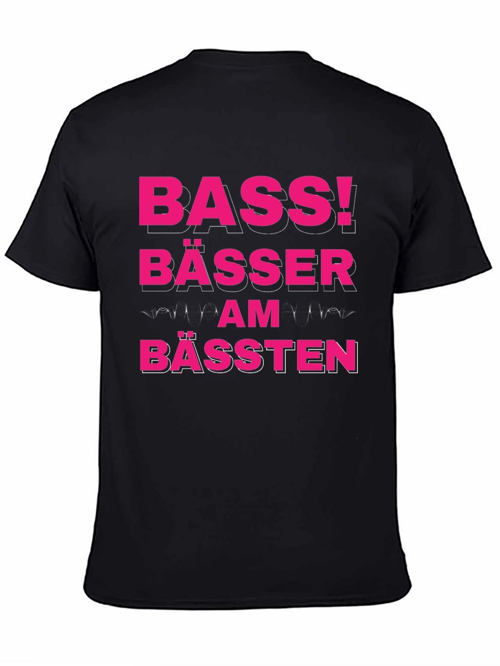 Bass! Bässer Am Bässten Funny German T-Shirt
