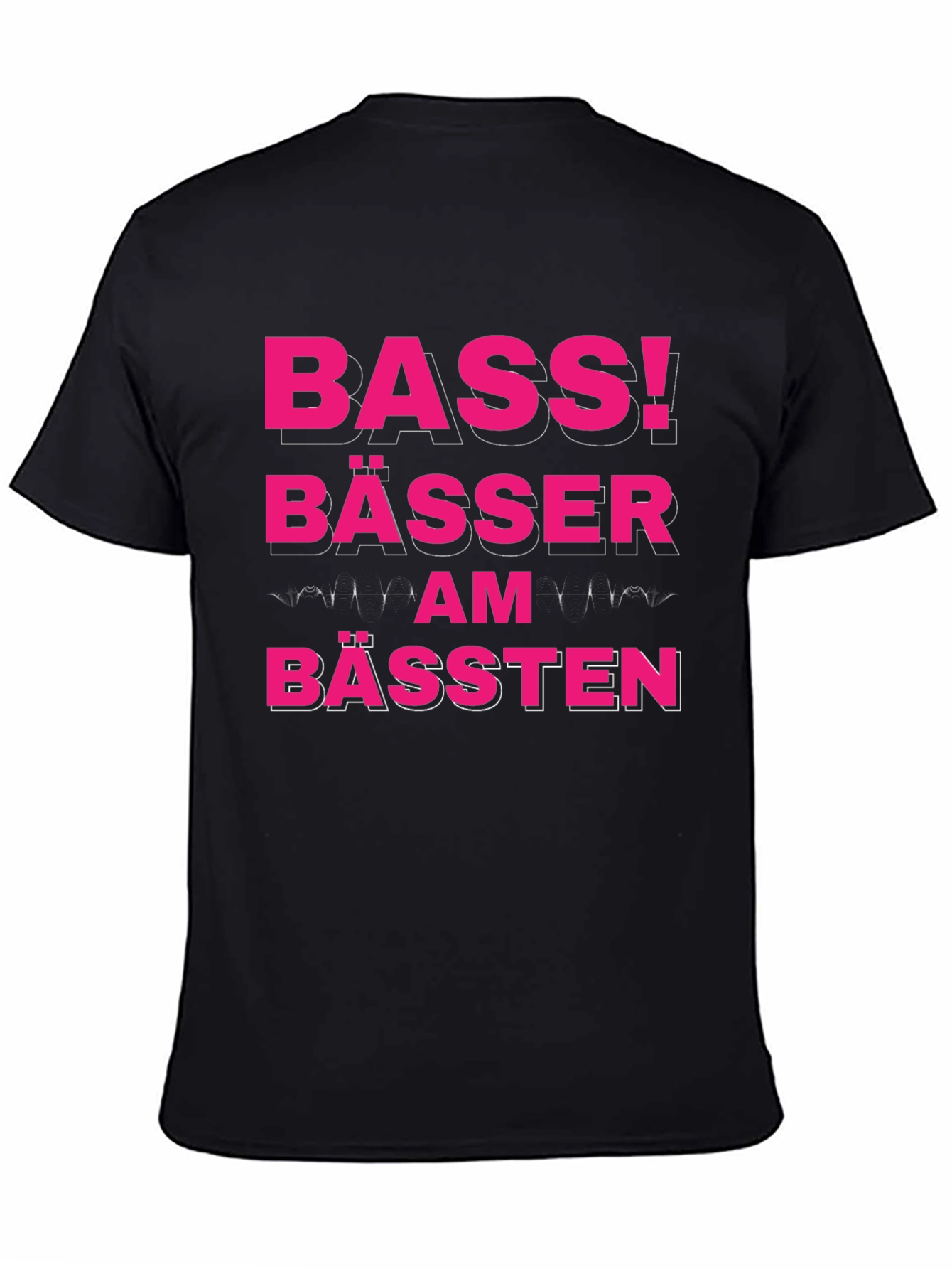 Bass! Bässer Am Bässten Funny German T-Shirt