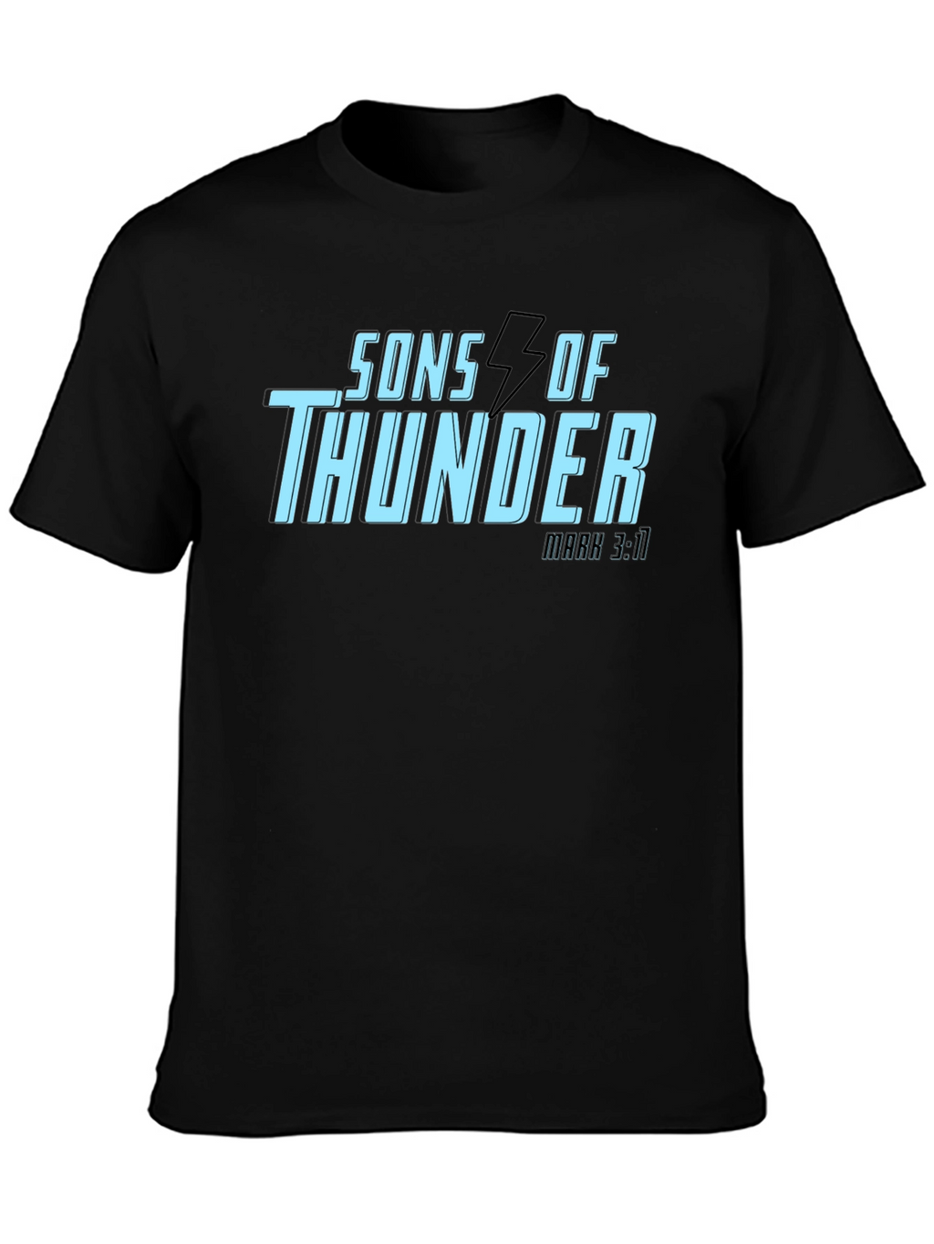 Sons of Thunder Black Graphic Tee
