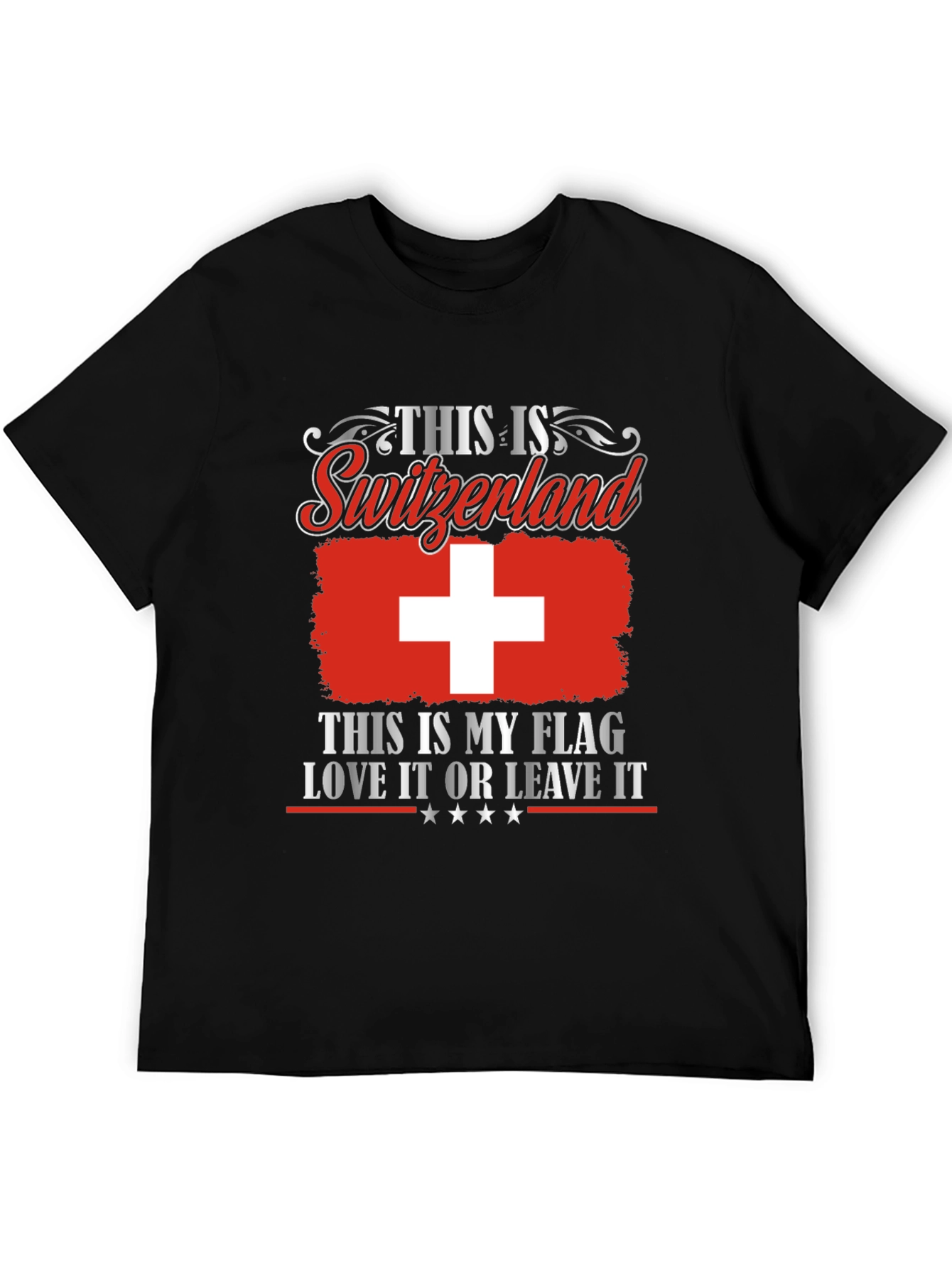 Switzerland Flag T-Shirt - Love It or Leave It Tee