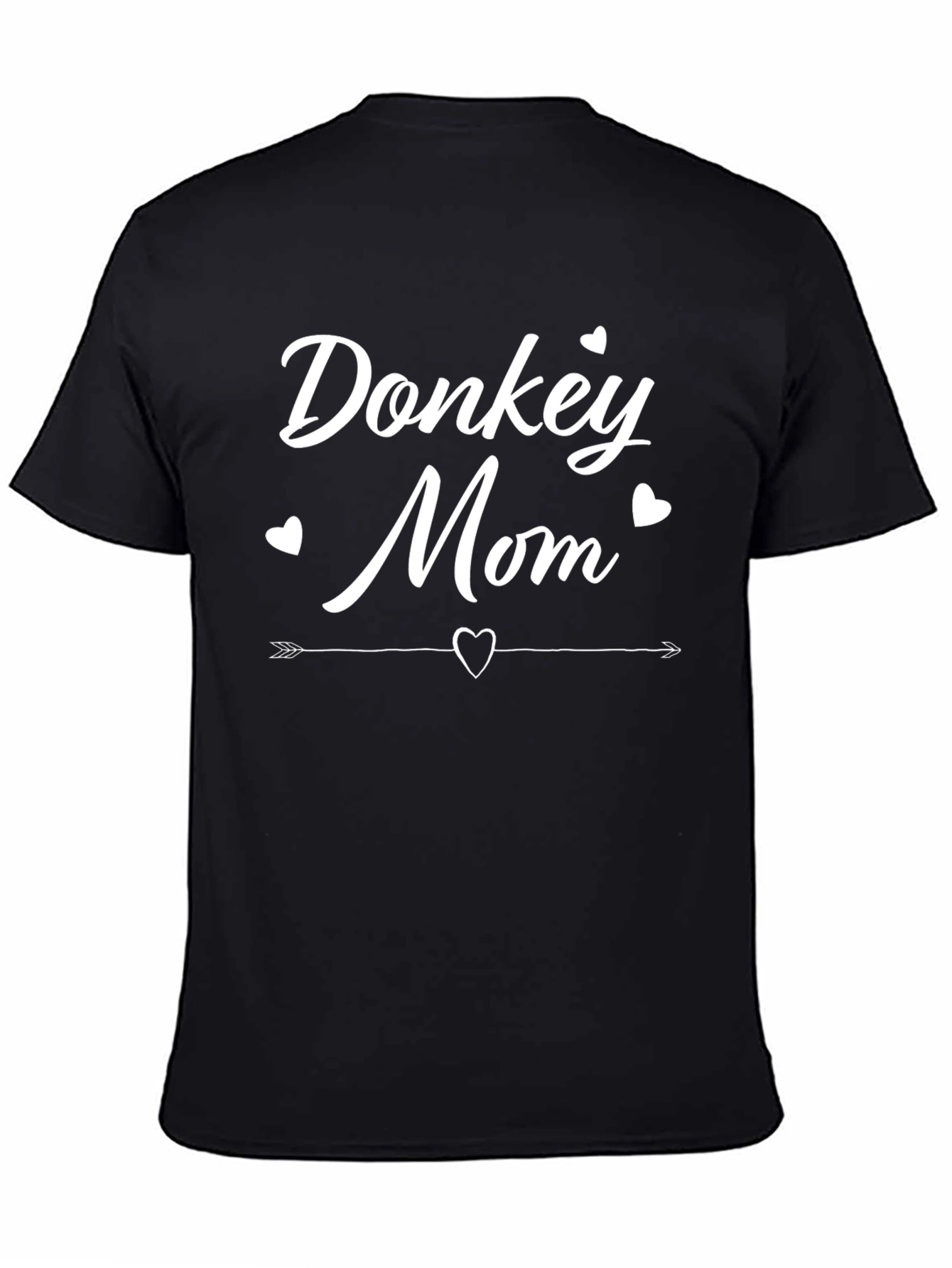 Donkey Mom Graphic T-Shirt Novelty Tee