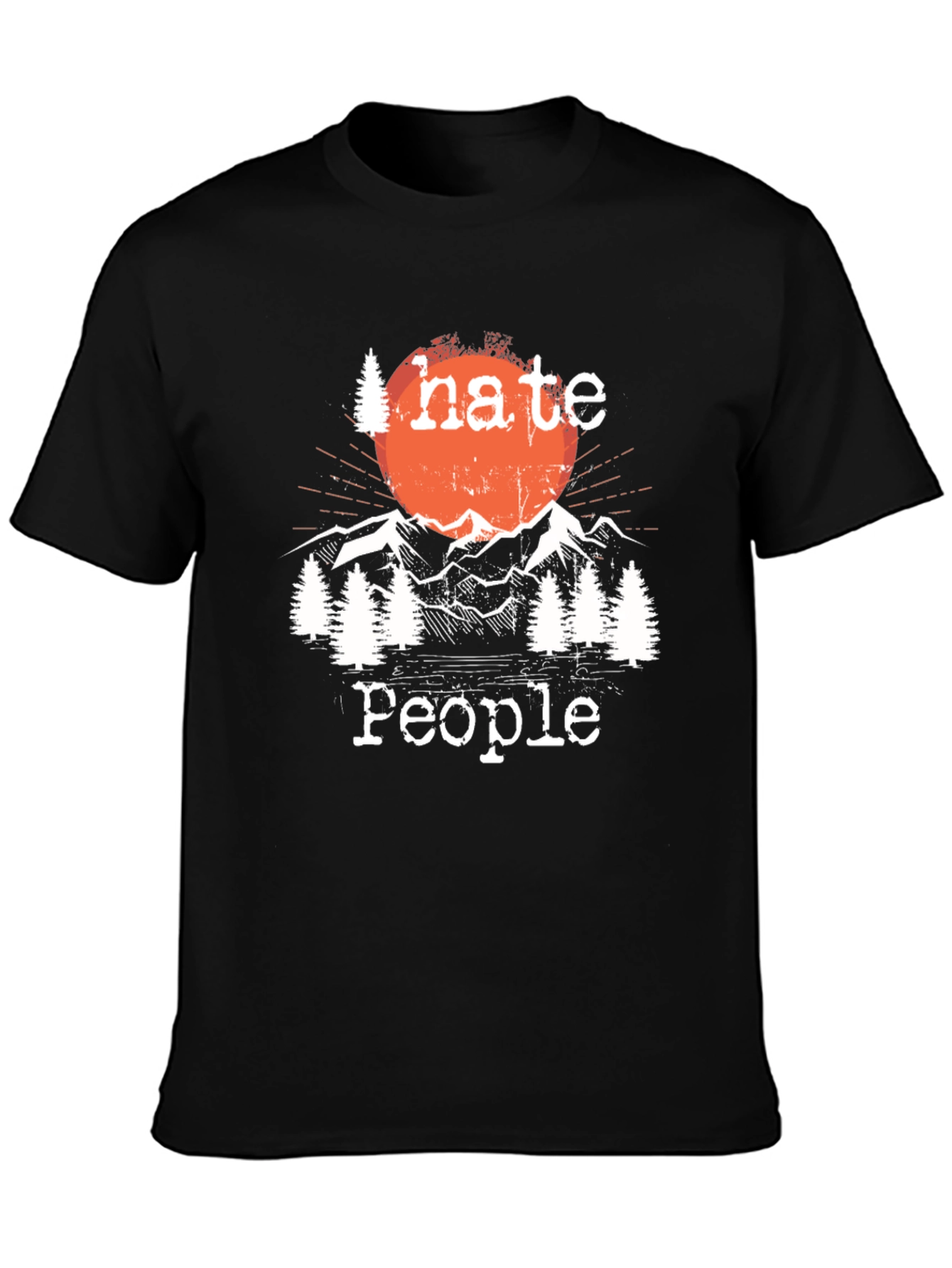 I Hate People Outdoors T-Shirt