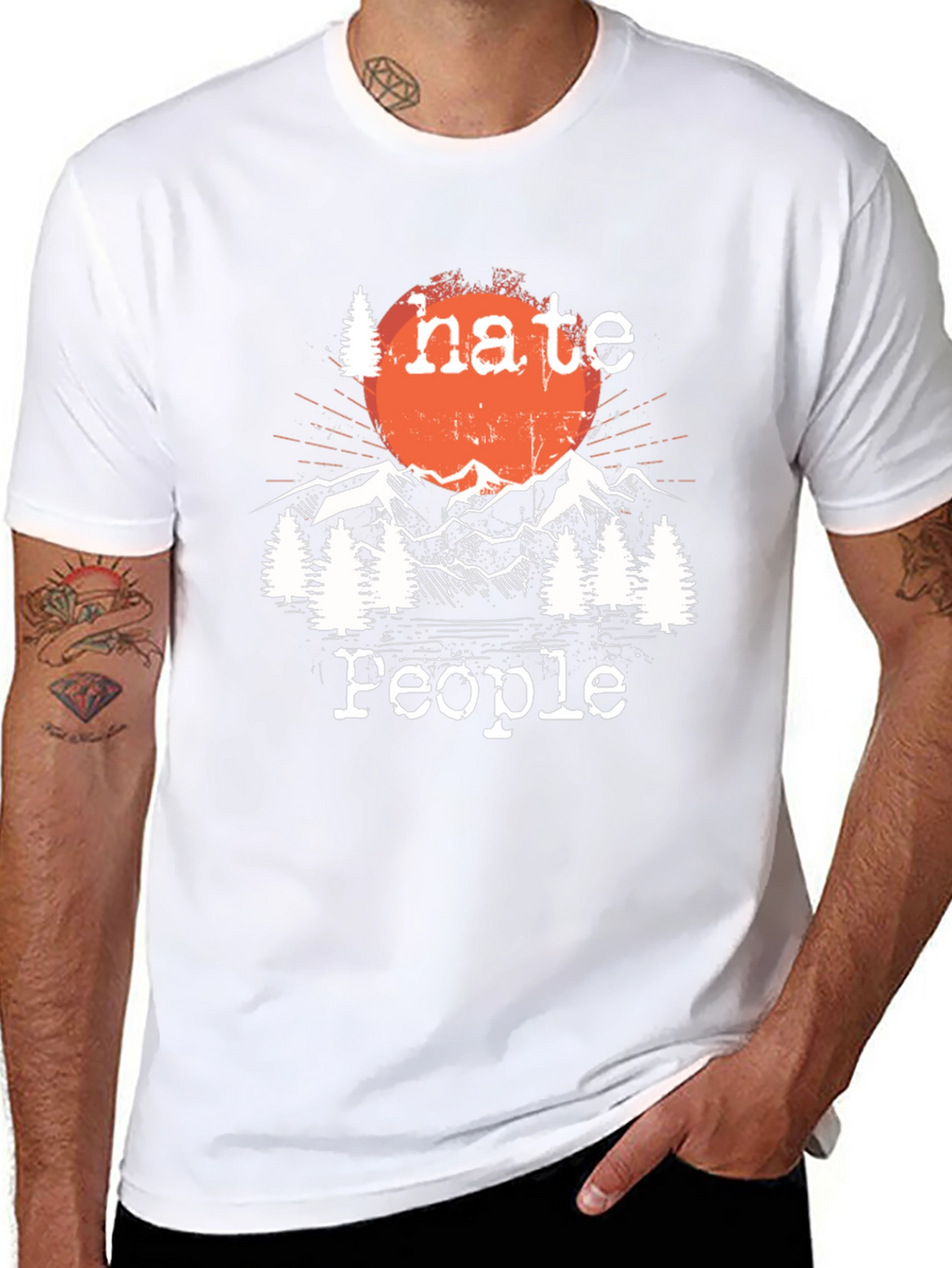 I Hate People Outdoors T-Shirt