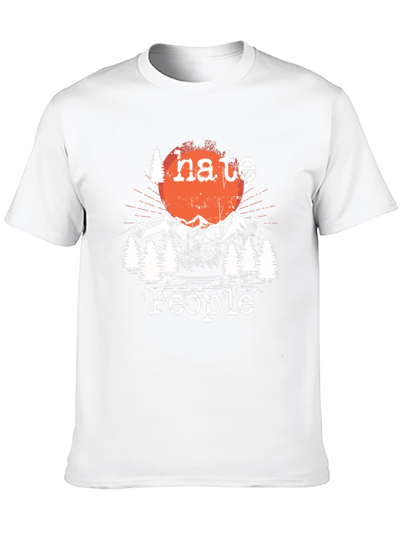 I Hate People Outdoors T-Shirt