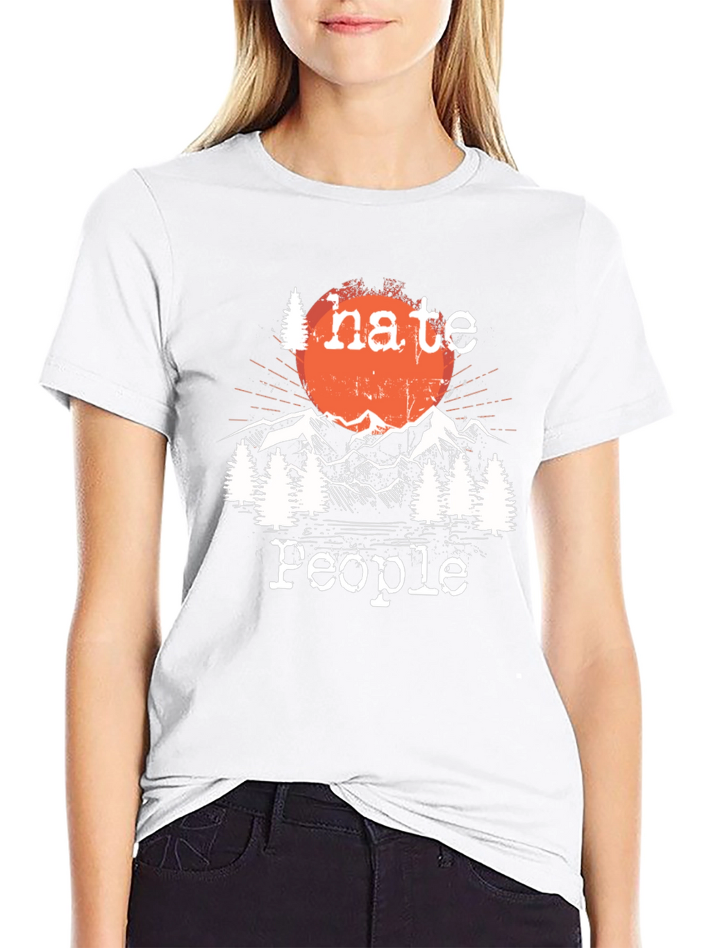 I Hate People Outdoors T-Shirt