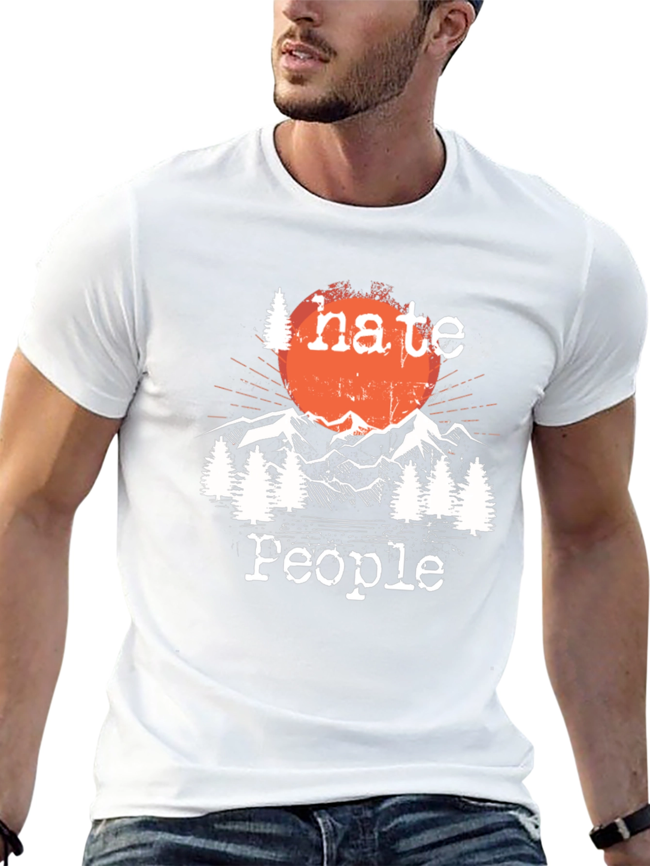 I Hate People Outdoors T-Shirt
