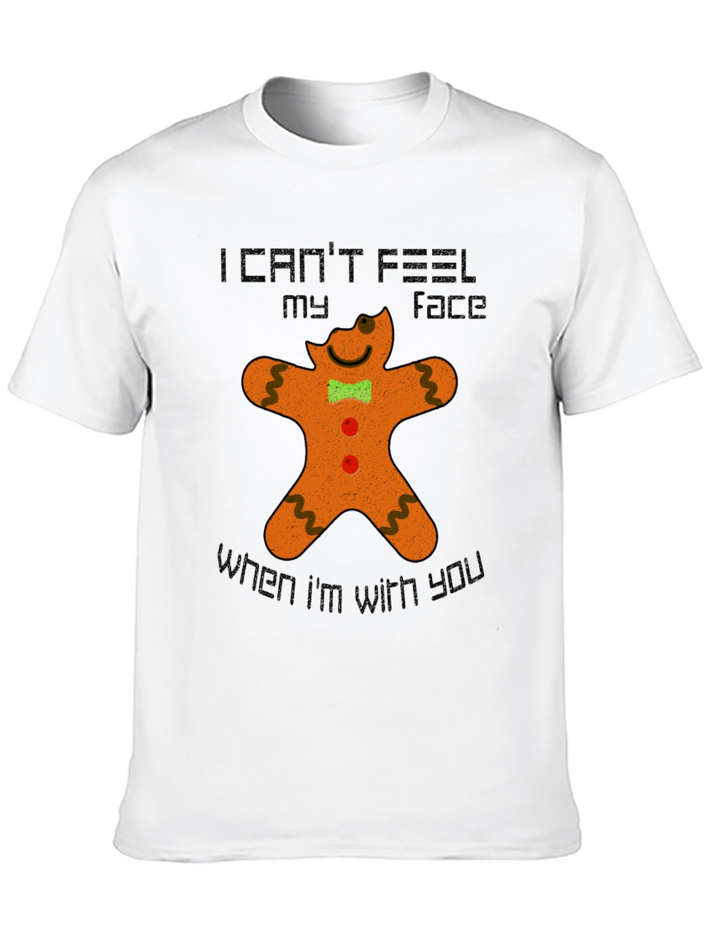 Gingerbread Man Funny Graphic T-Shirt
