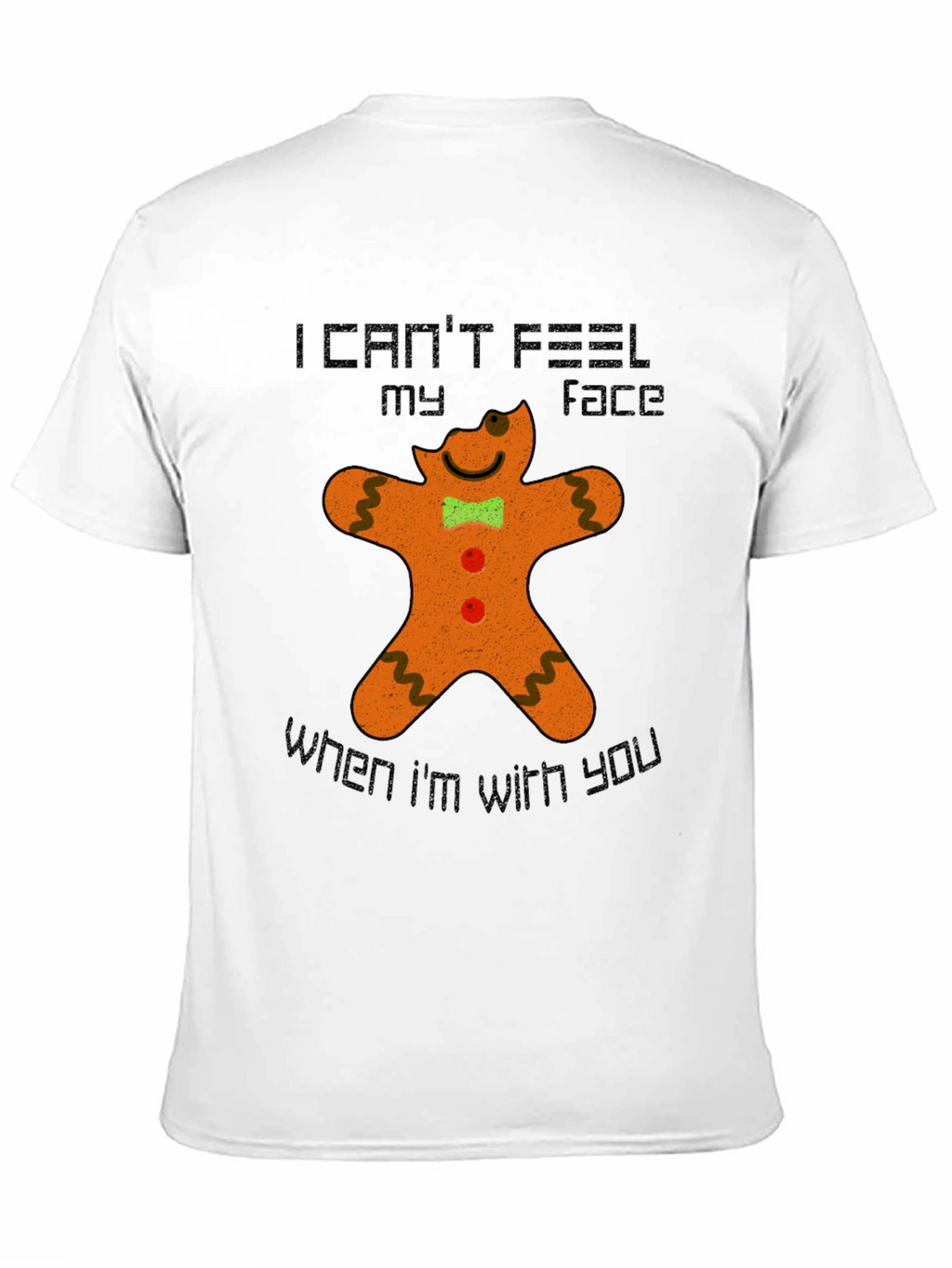 Gingerbread Man Funny Graphic T-Shirt