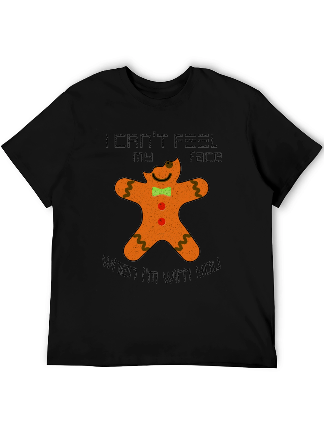 Gingerbread Man Funny Graphic T-Shirt