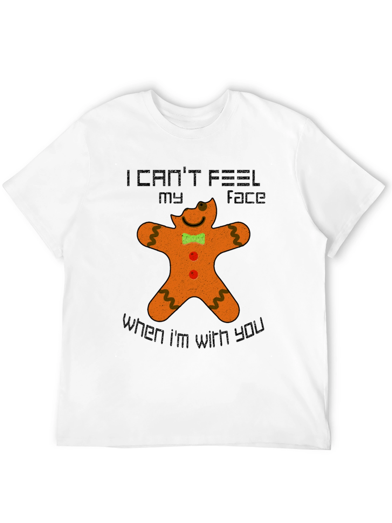 Gingerbread Man Funny Graphic T-Shirt