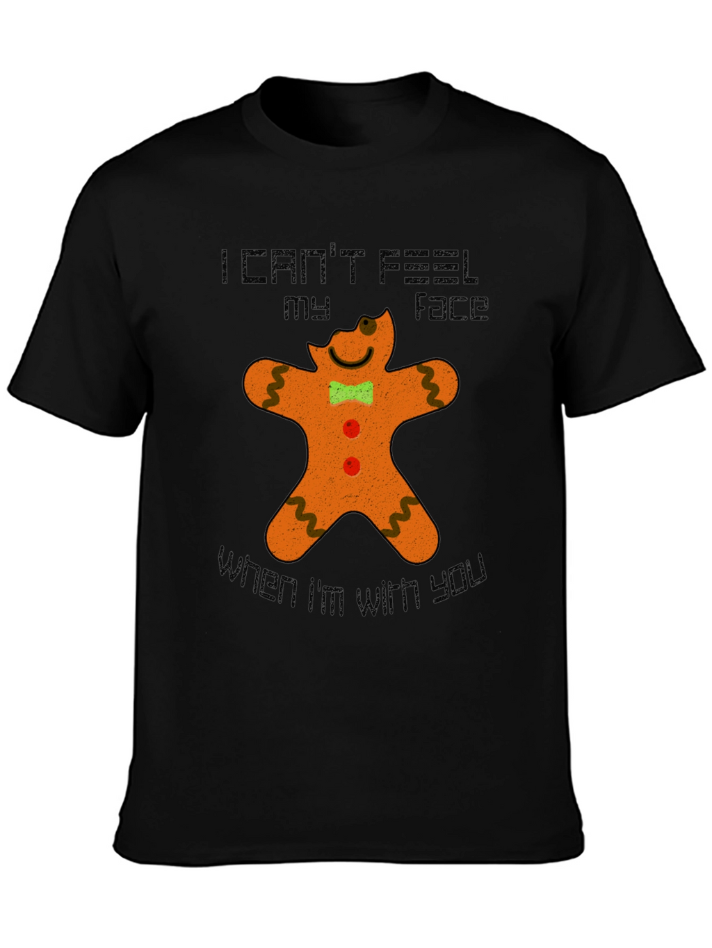 Gingerbread Man Funny Graphic T-Shirt