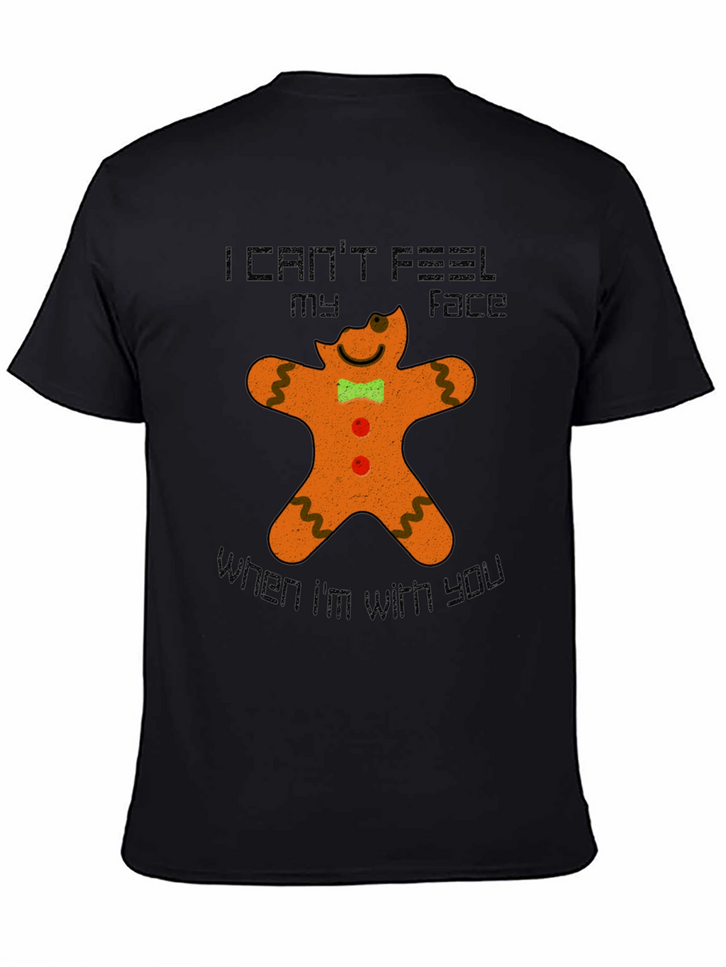Gingerbread Man Funny Graphic T-Shirt