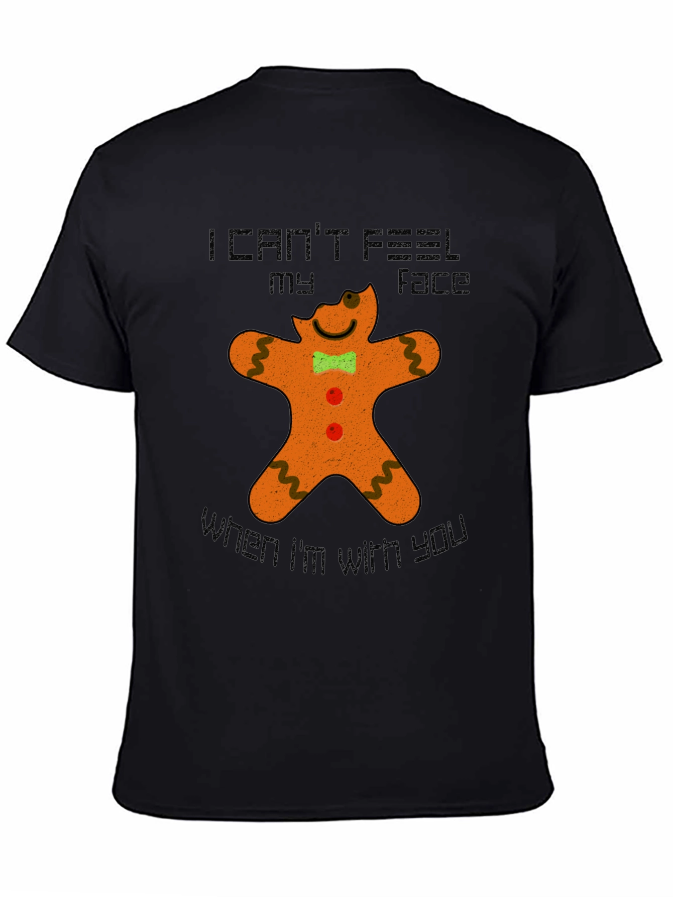 Gingerbread Man Funny Graphic T-Shirt