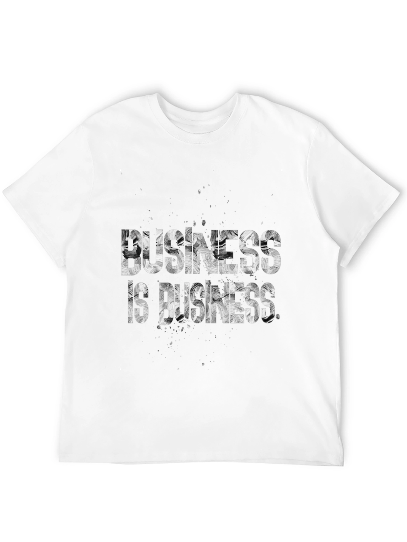 Business is Business Graphic T-Shirt - Black