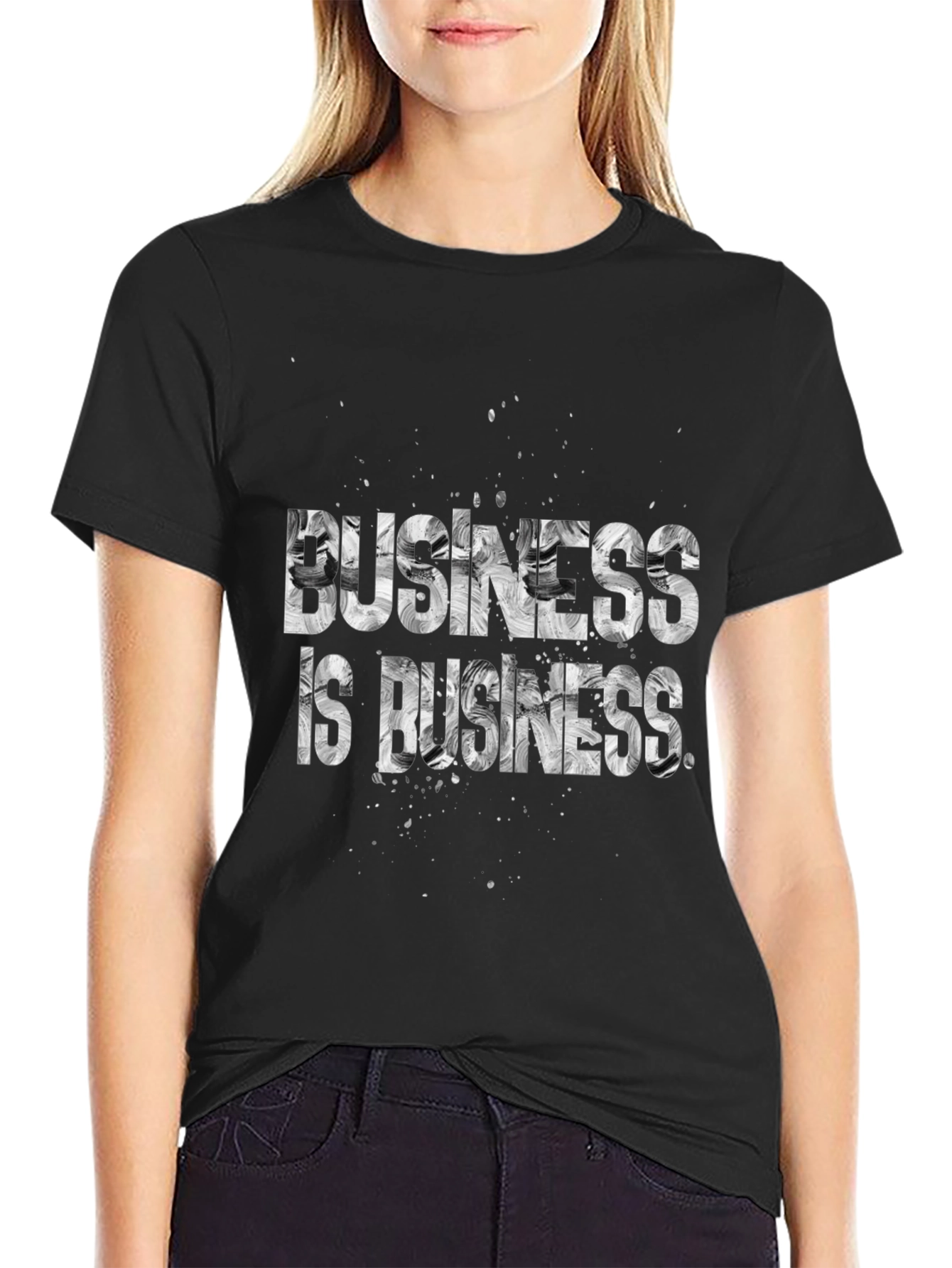 Business is Business Graphic T-Shirt - Black