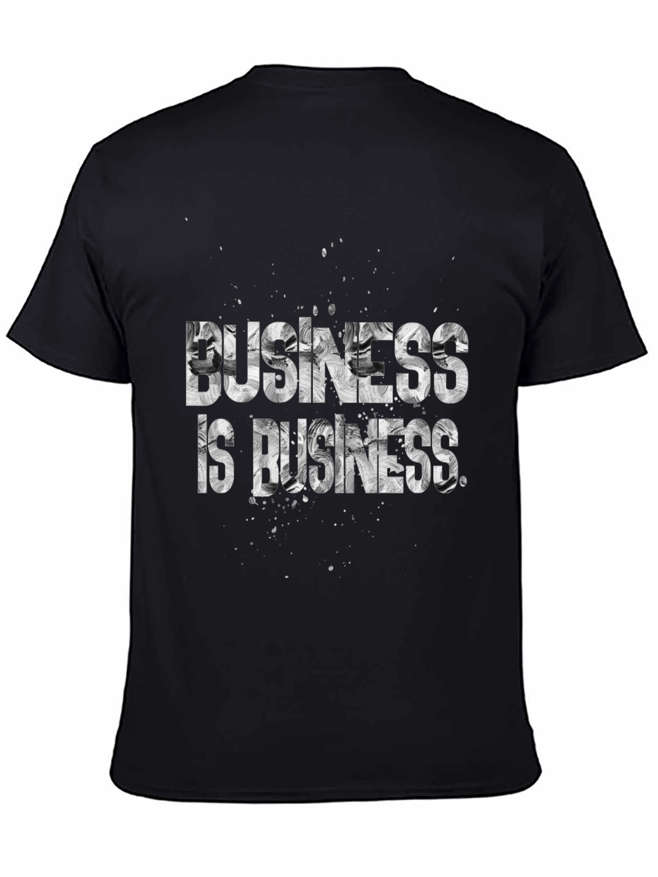Business is Business Graphic T-Shirt - Black