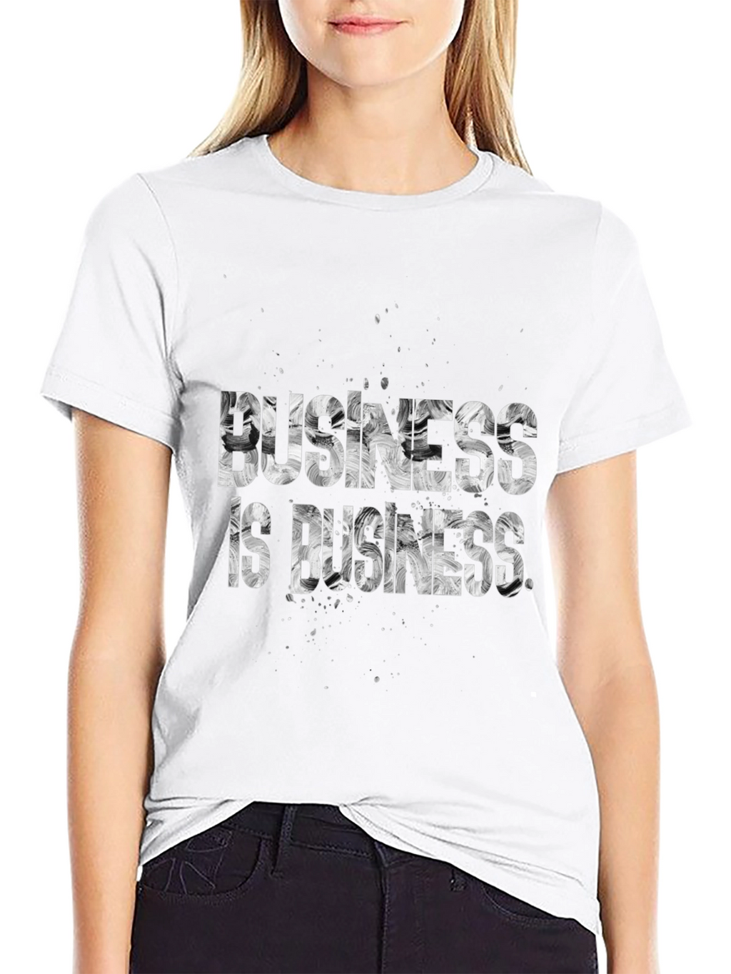 Business is Business Graphic T-Shirt - Black