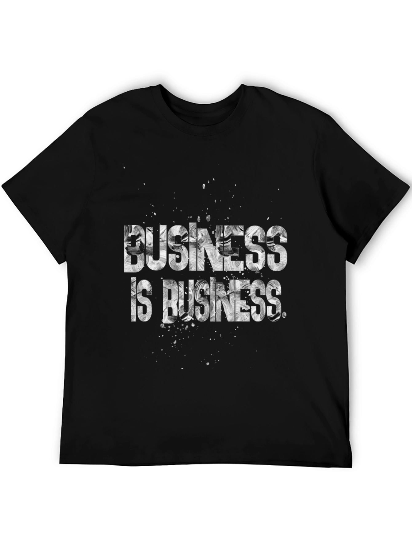 Business is Business Graphic T-Shirt - Black