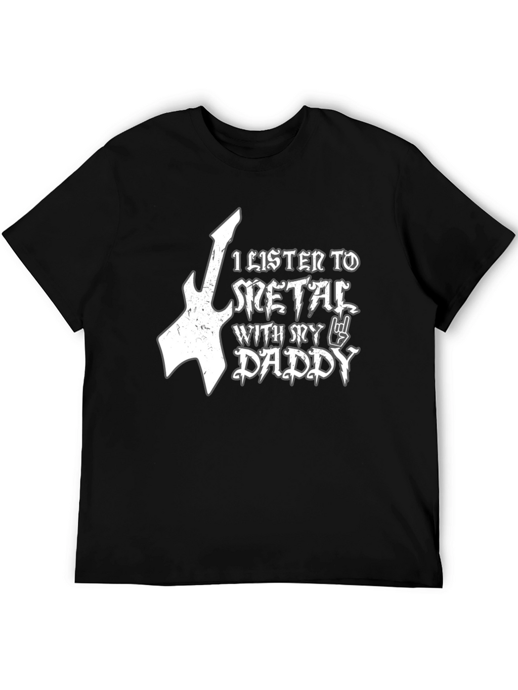 Metal Daddy T-Shirt - Black Cotton Tee