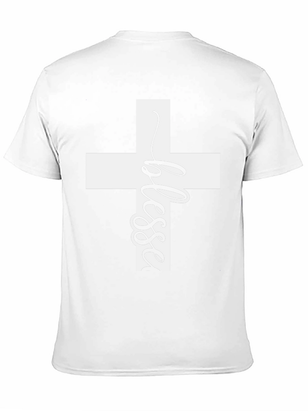 Blessed Cross Graphic T-Shirt - Christian Apparel