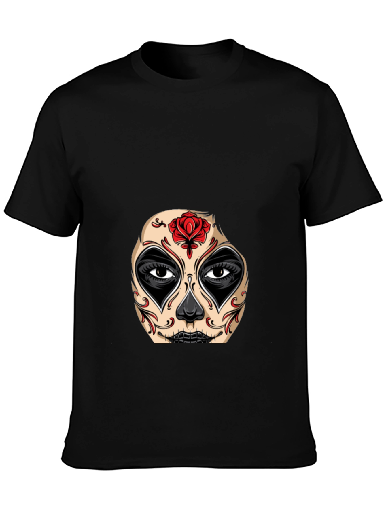 Sugar Skull Graphic Tee - Dia de los Muertos Style