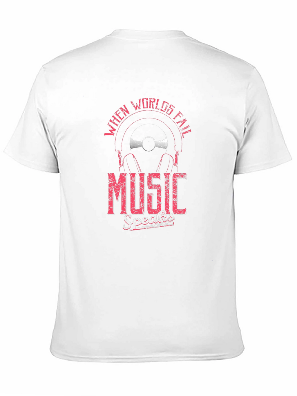 Music Speaks Mens Graphic Tee