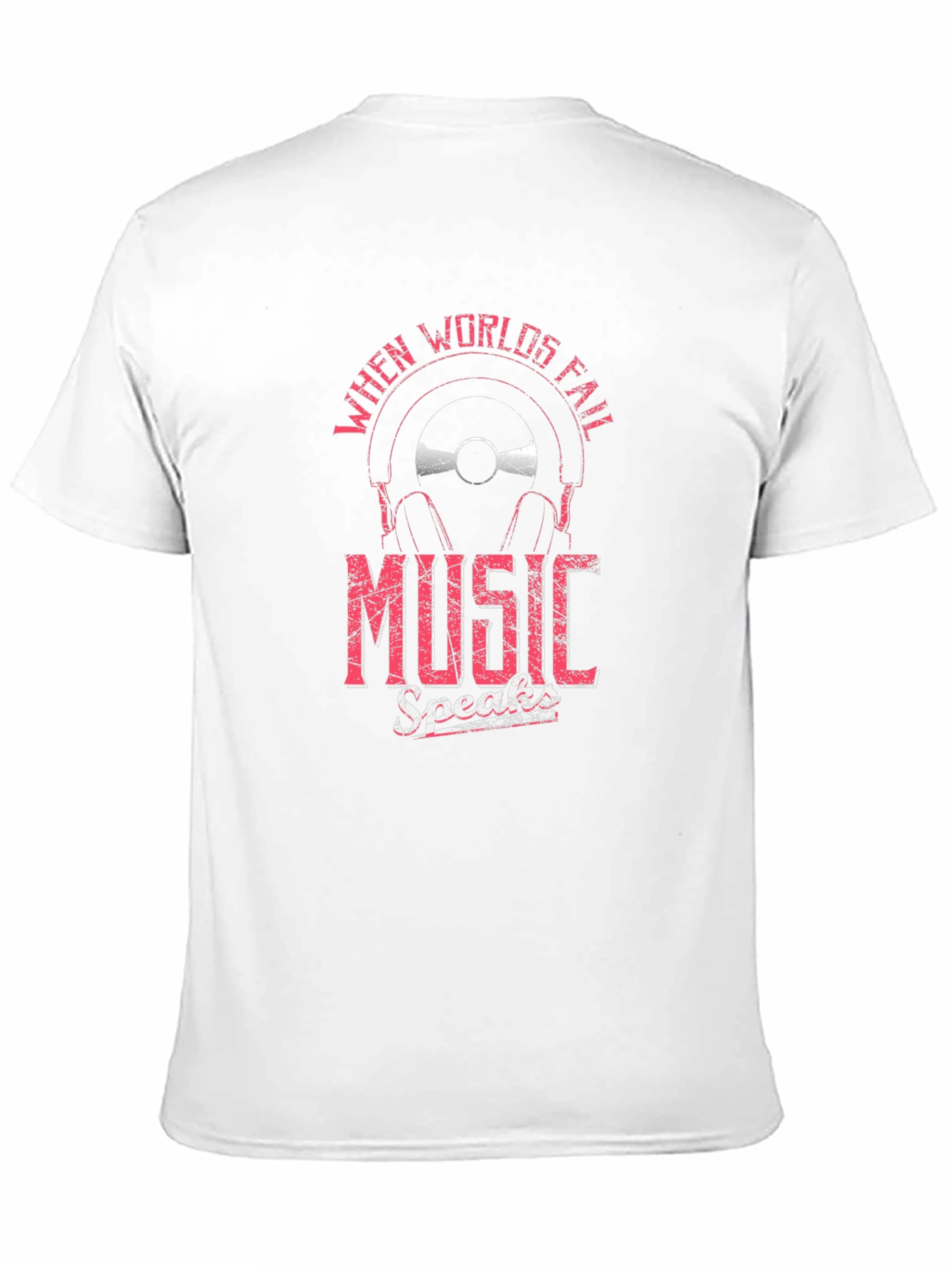 Music Speaks Mens Graphic Tee