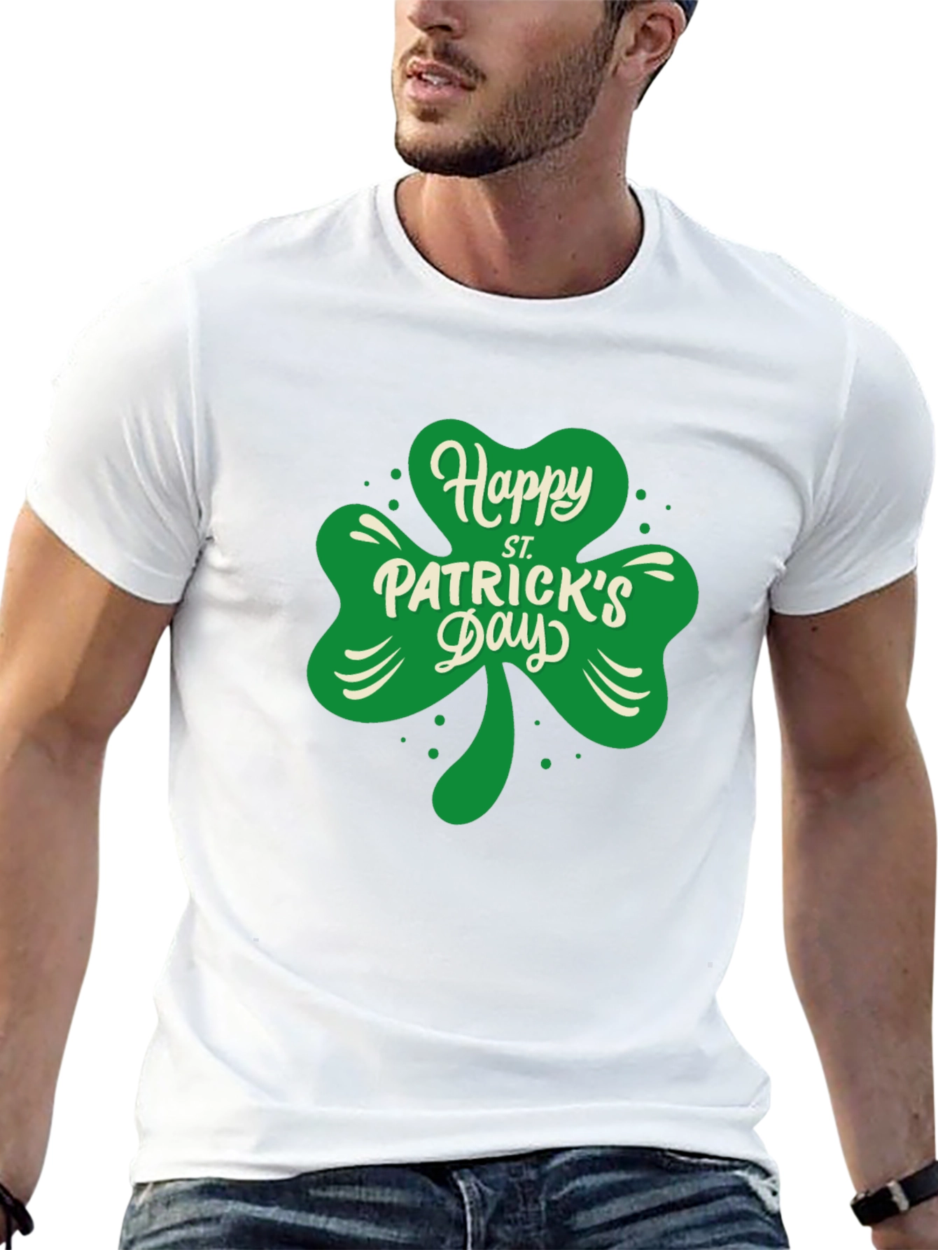 Happy St. Patricks Day Clover T-Shirt