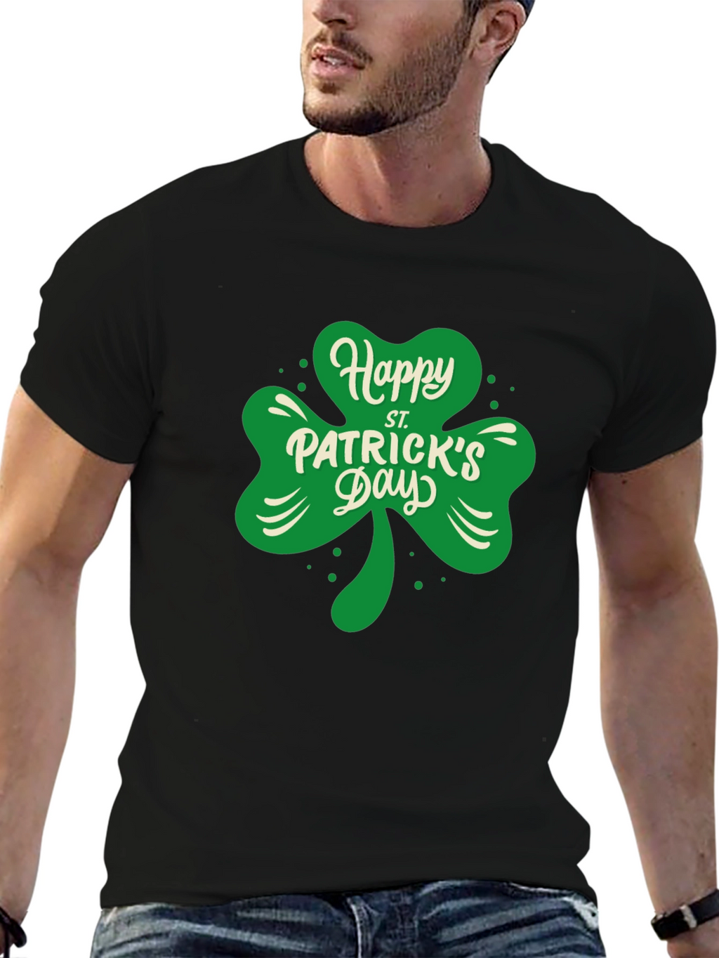 Happy St. Patricks Day Clover T-Shirt
