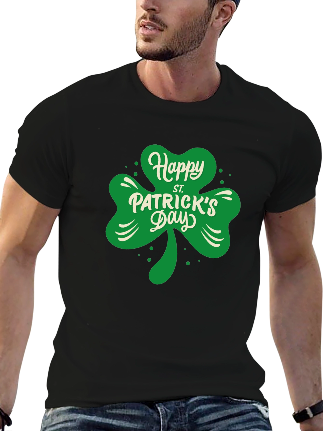 Happy St. Patricks Day Clover T-Shirt