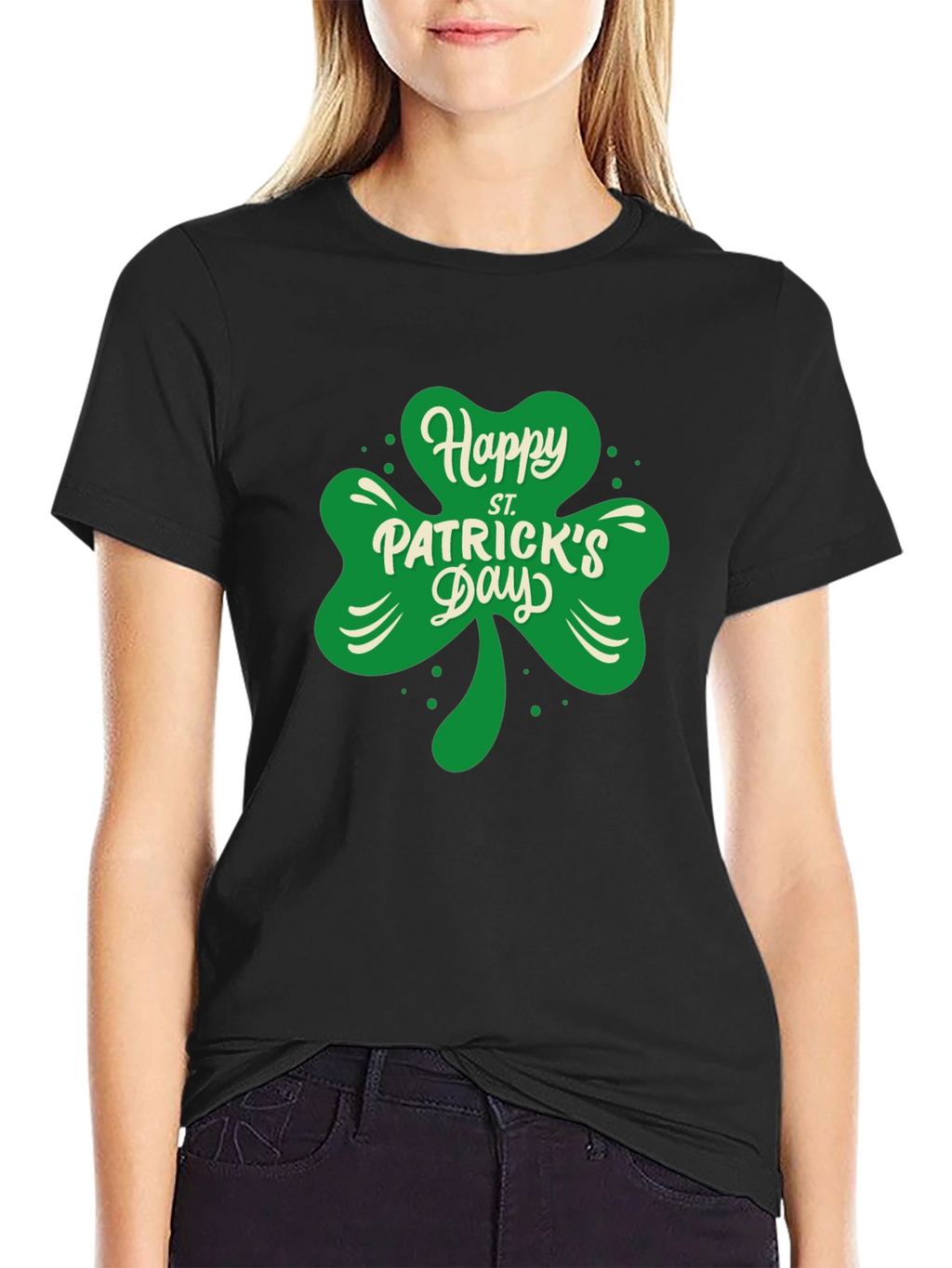 Happy St. Patricks Day Clover T-Shirt