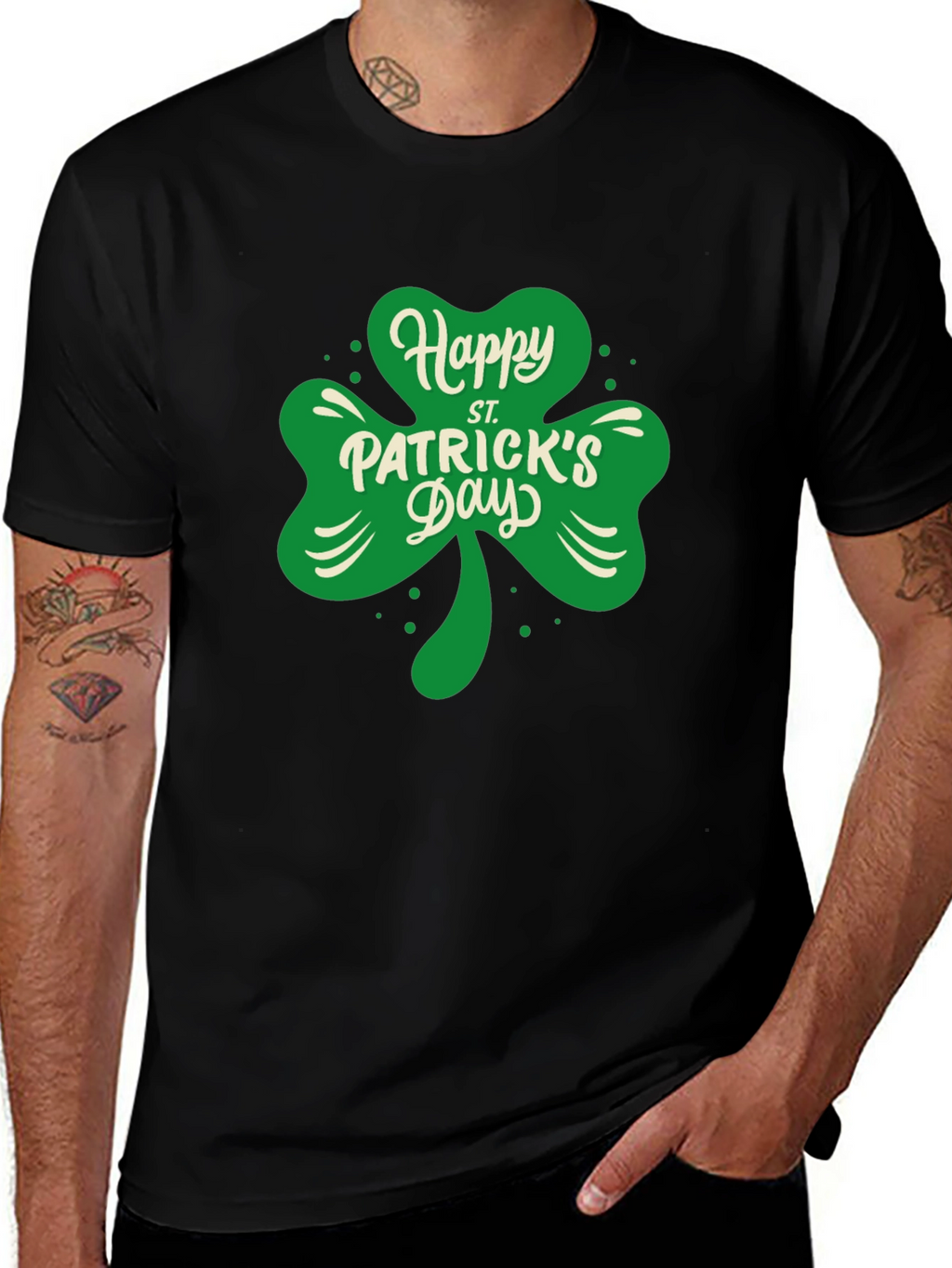 Happy St. Patricks Day Clover T-Shirt