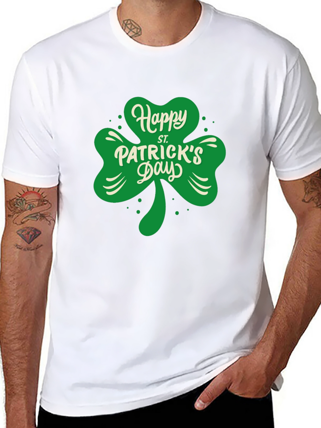Happy St. Patricks Day Clover T-Shirt