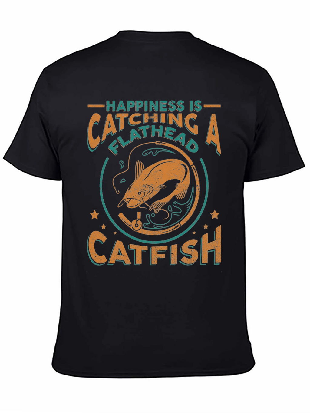 Happiness Catching Flathead Catfish Graphic Tee