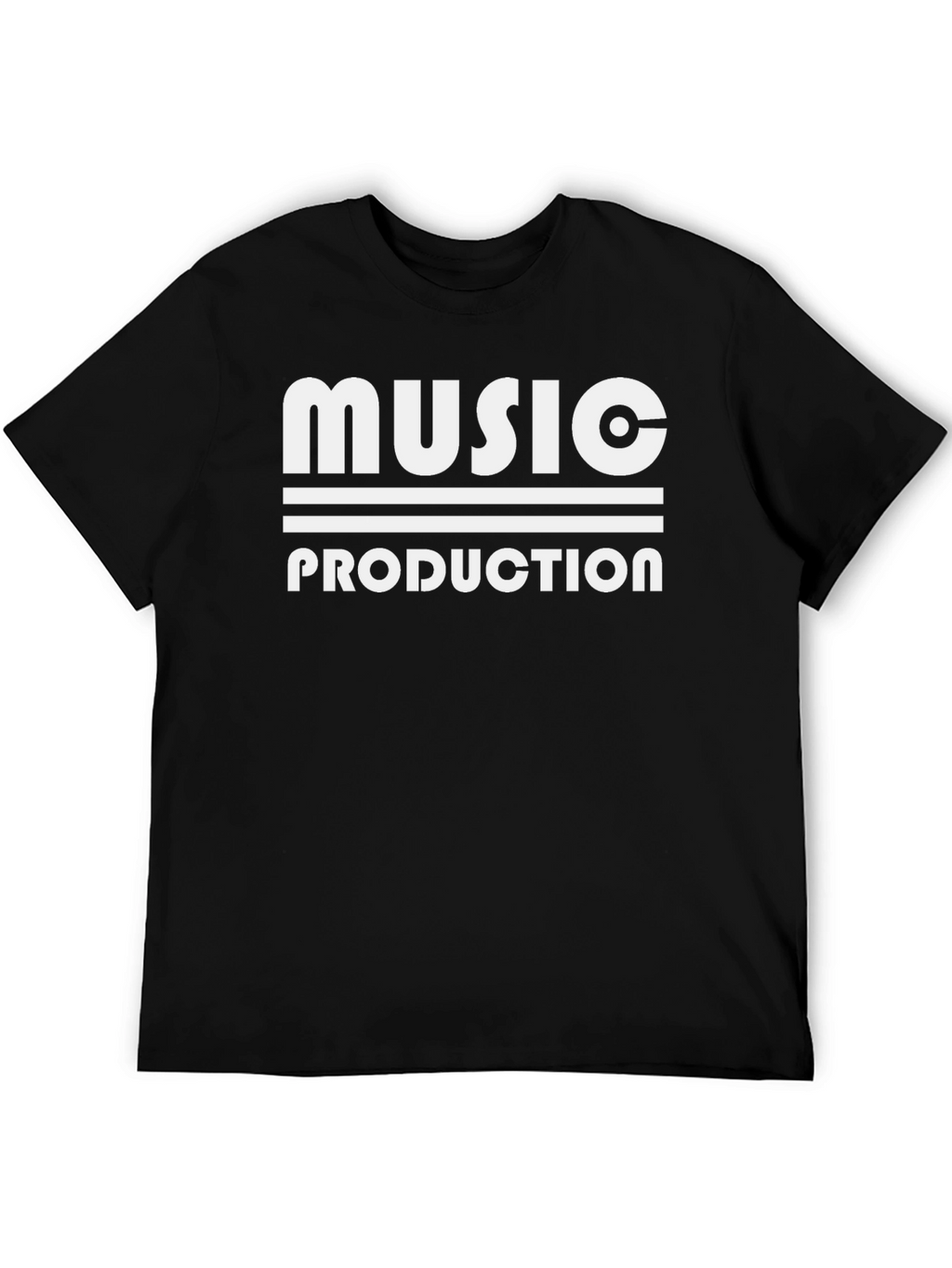 Music Production T-Shirt - Black Cotton Tee