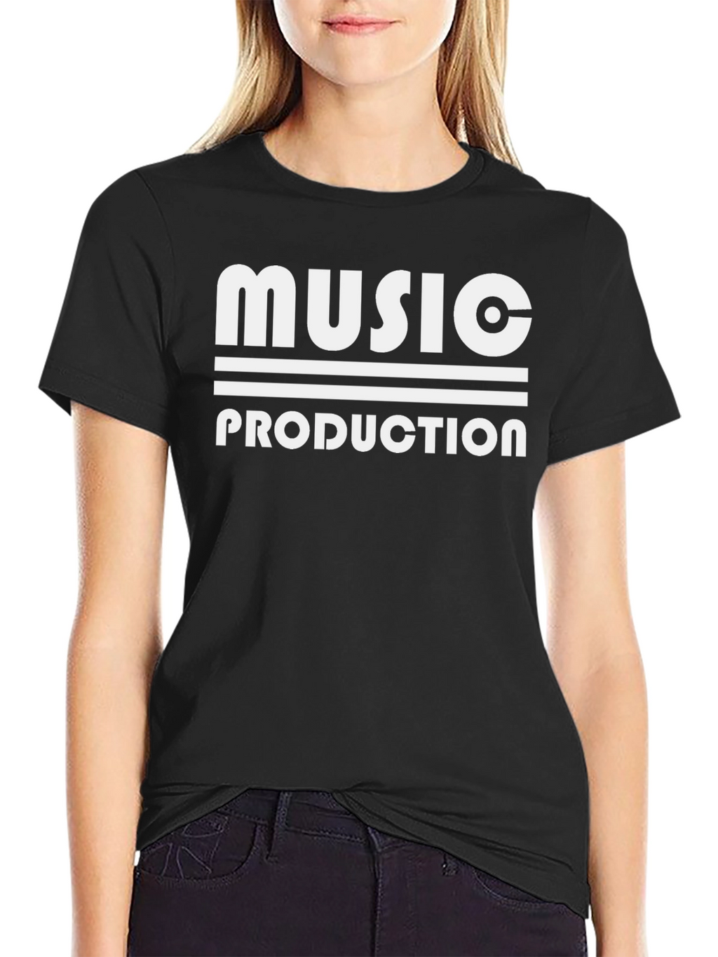 Music Production T-Shirt - Black Cotton Tee