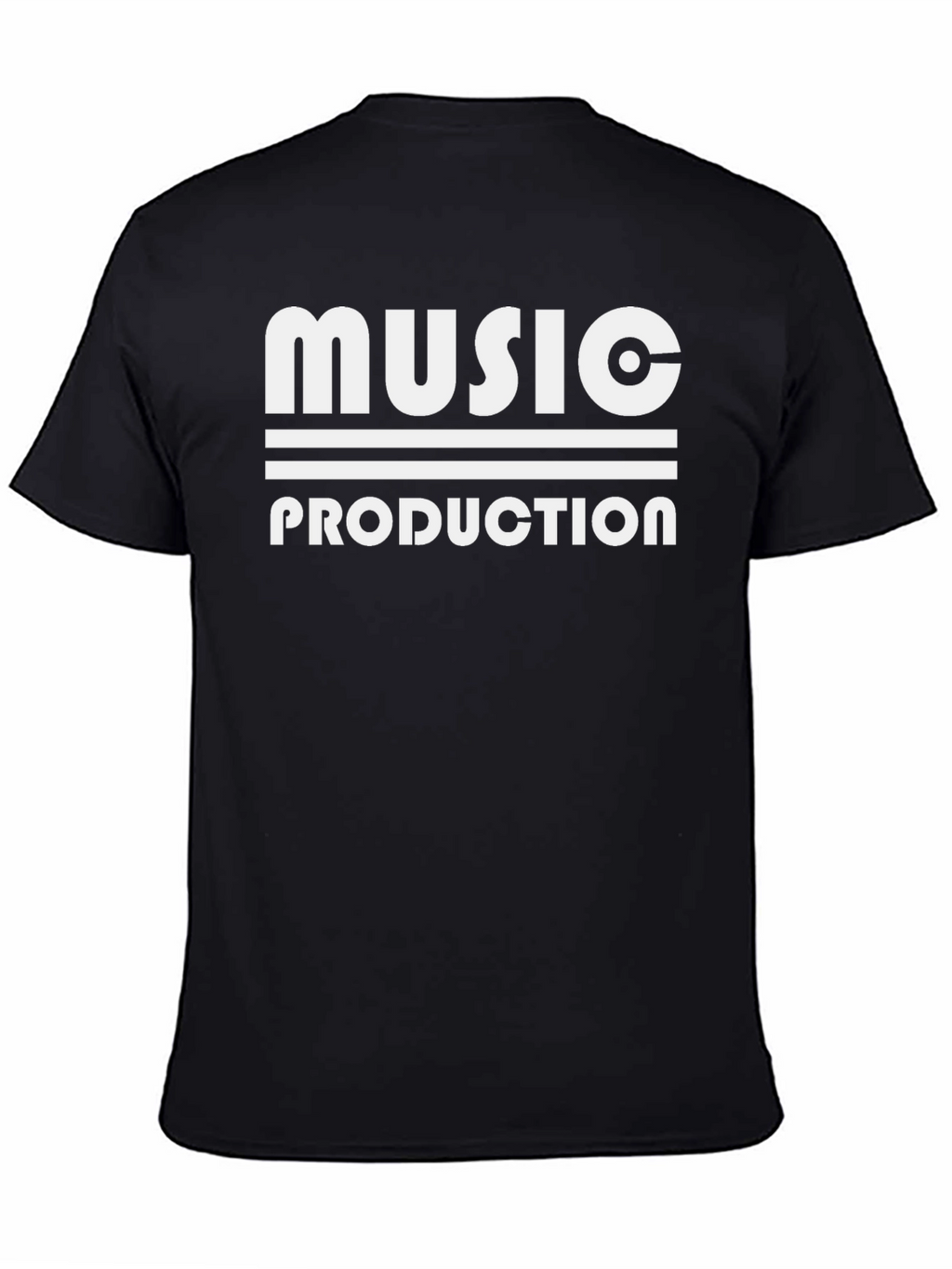 Music Production T-Shirt - Black Cotton Tee