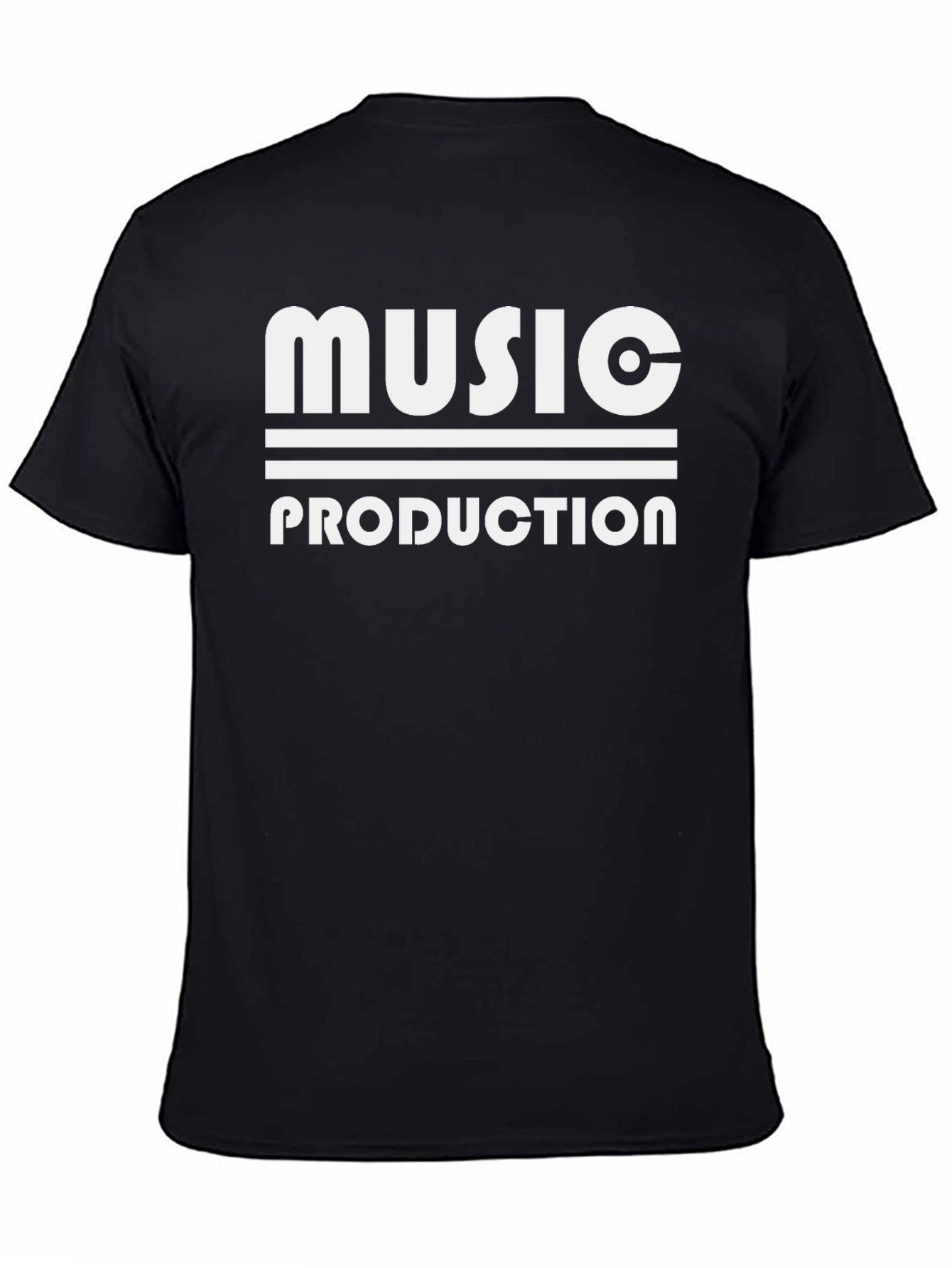 Music Production T-Shirt - Black Cotton Tee