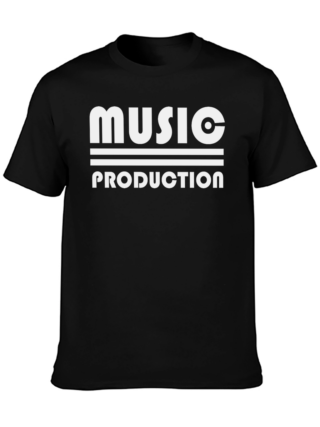Music Production T-Shirt - Black Cotton Tee